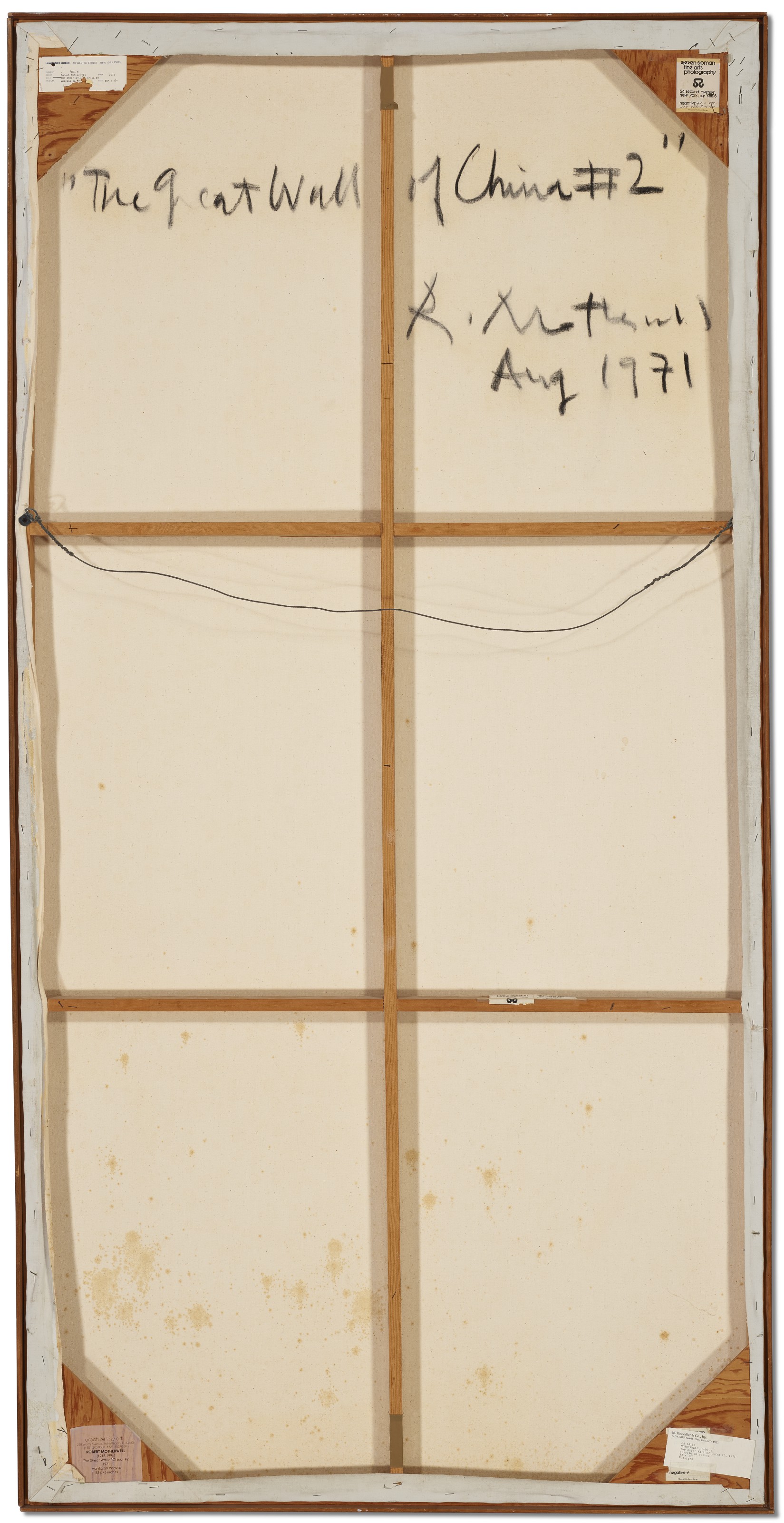 Robert Motherwell — Великая Китайская стена № 2, изображение 3
