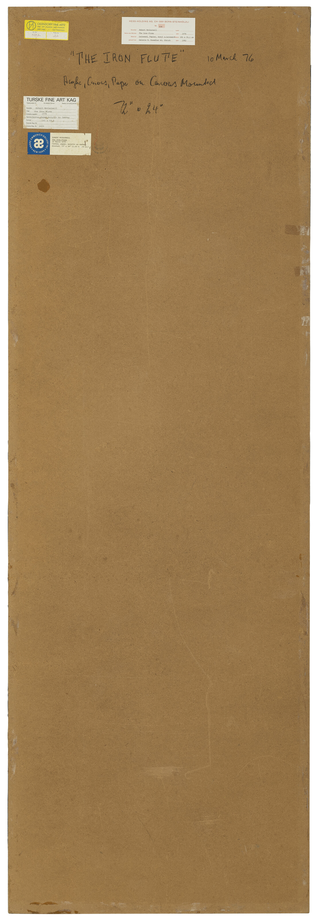 Robert Motherwell — Железная флейта, изображение 3