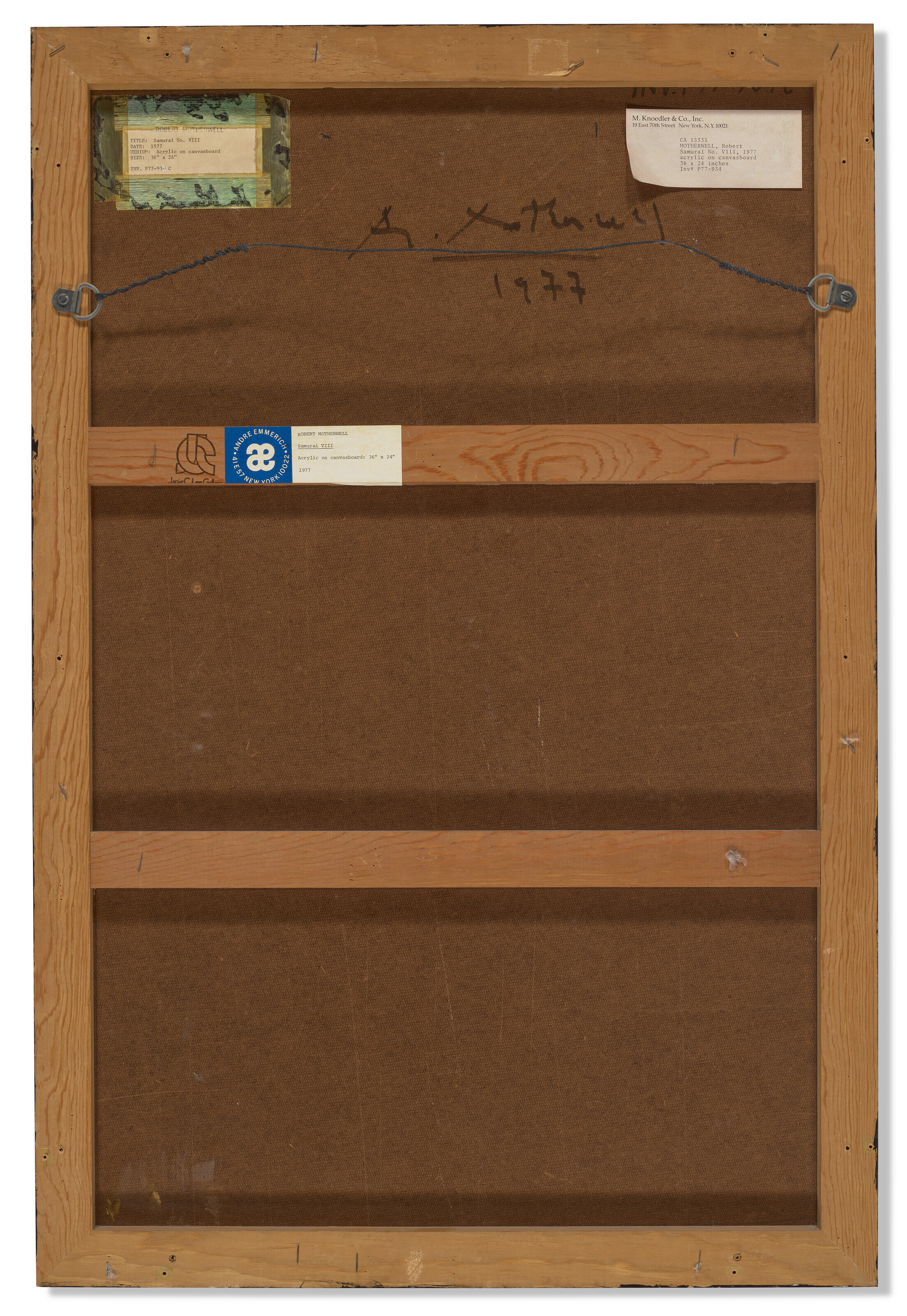 Robert Motherwell — Самурай № 8, изображение 3