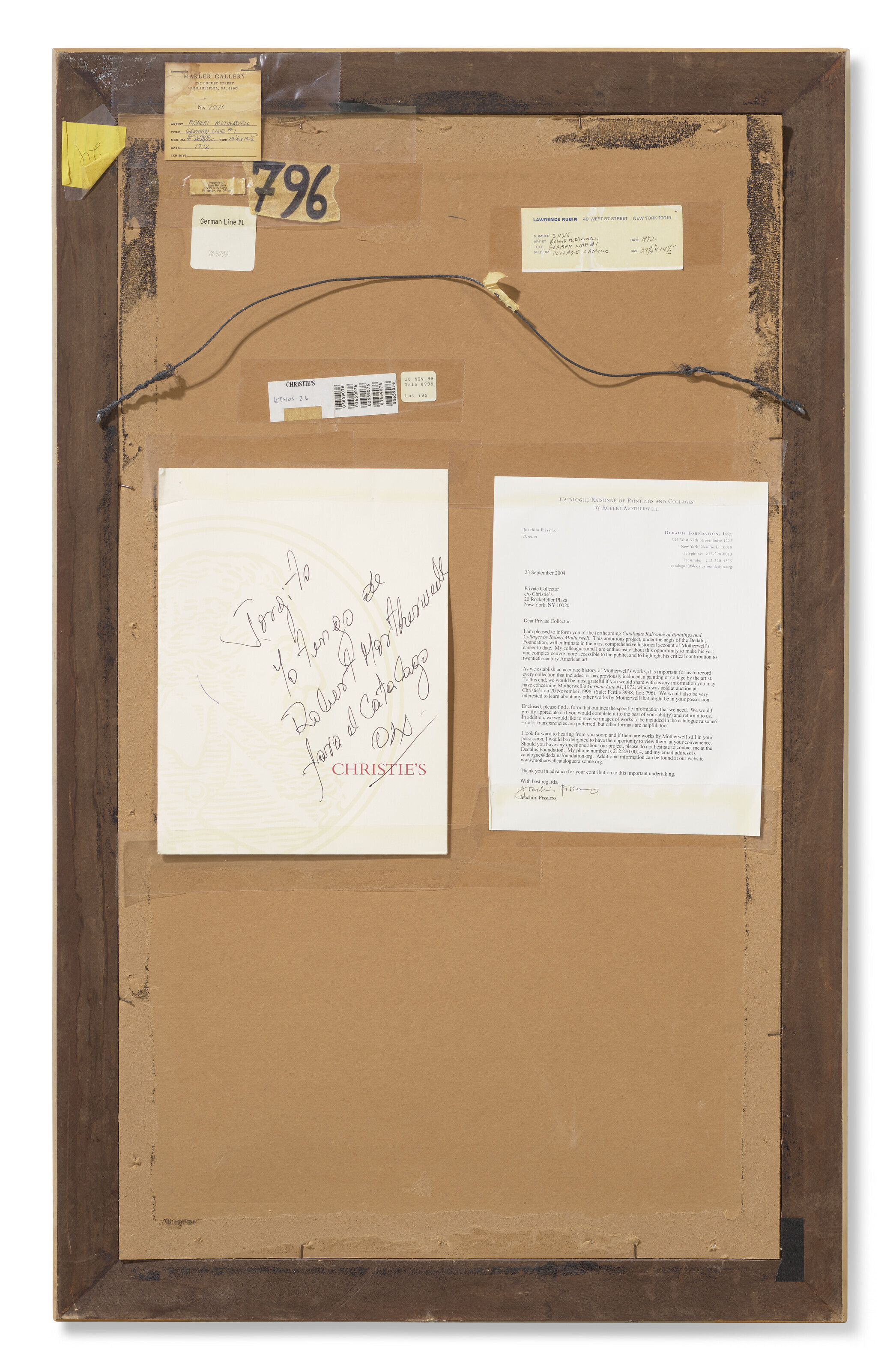 Robert Motherwell — Немецкая линия №1, изображение 3