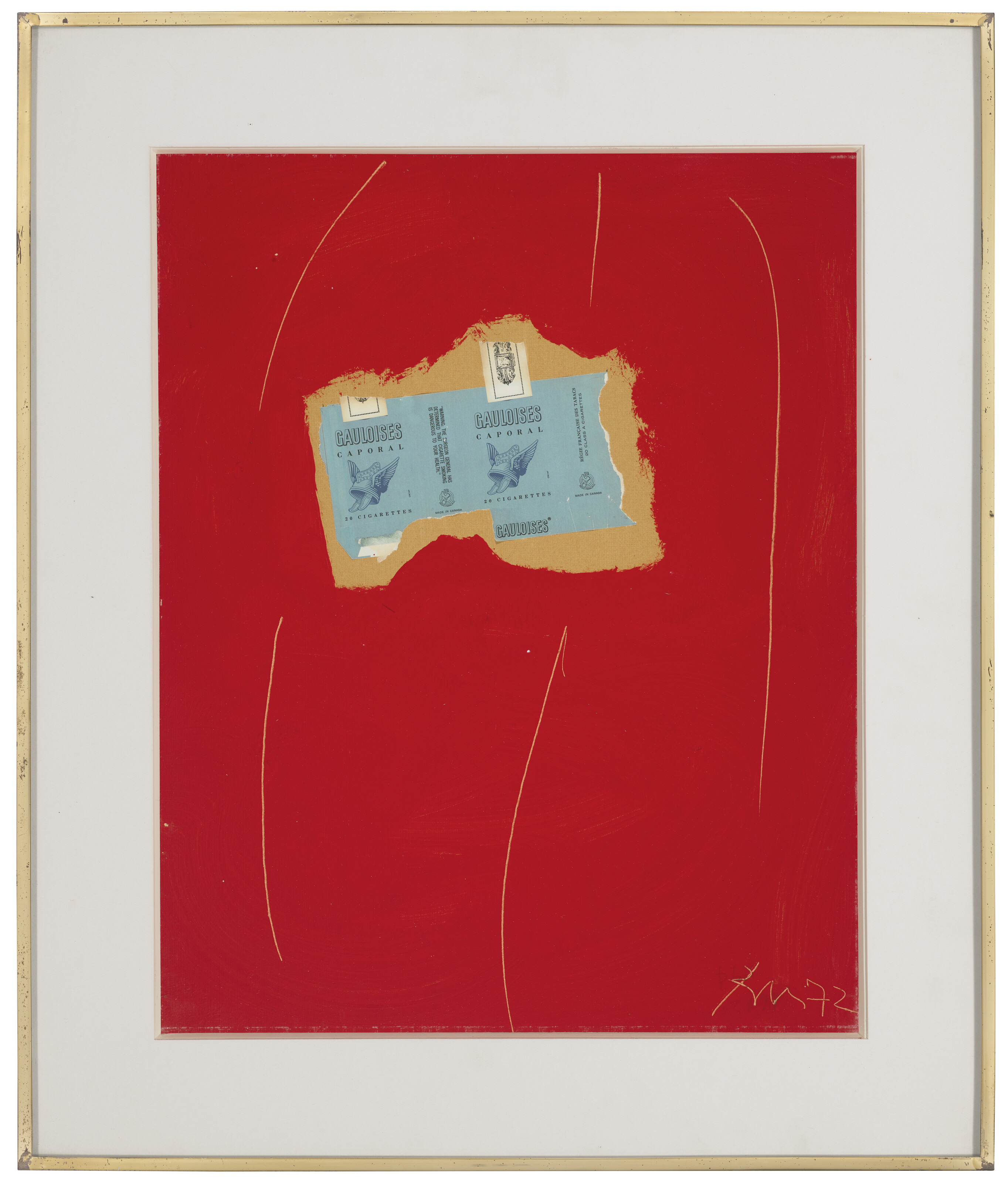 Robert Motherwell — Голуаз на алом № 9, изображение 2
