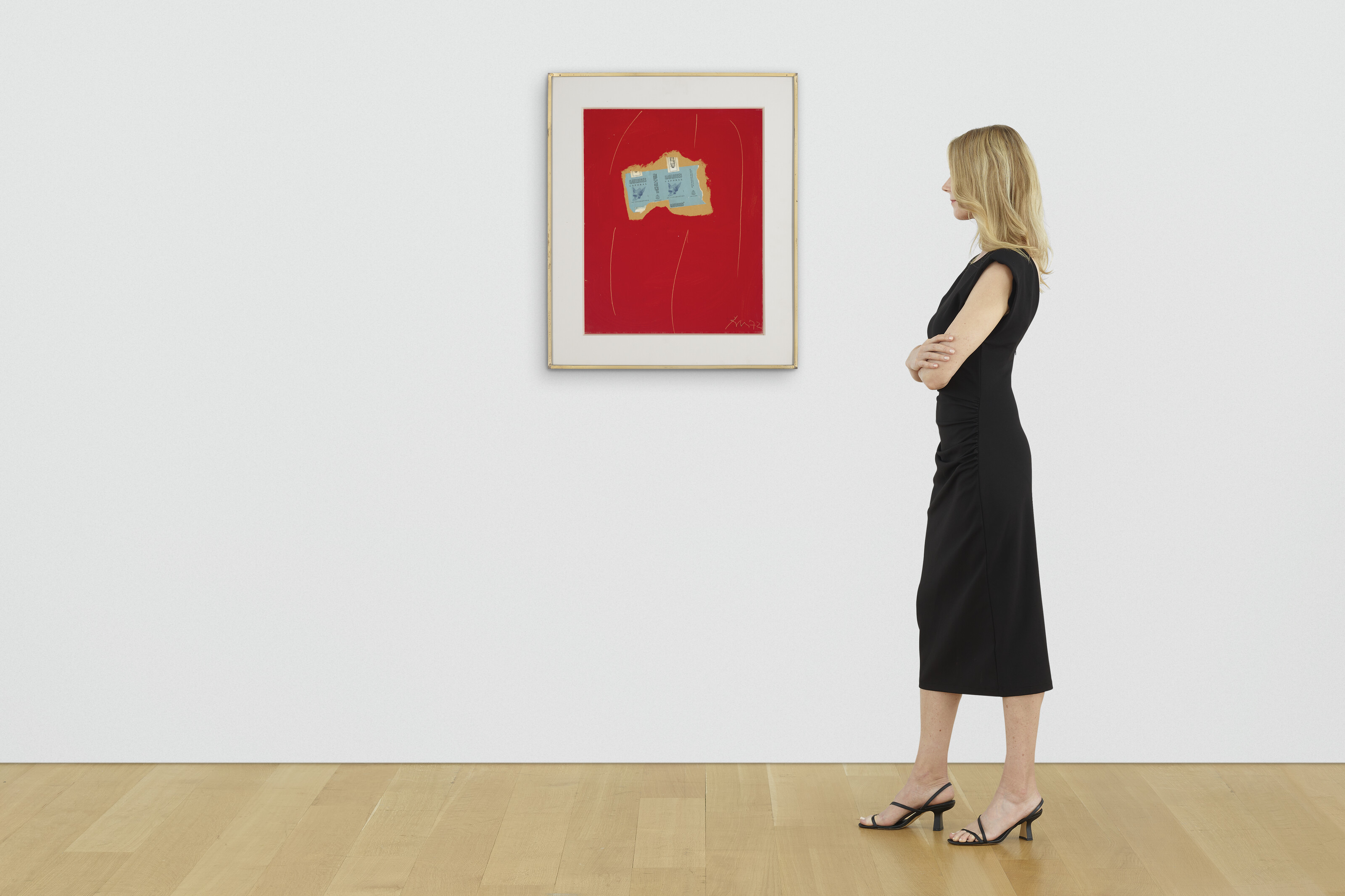Robert Motherwell — Голуаз на алом № 9, изображение 5