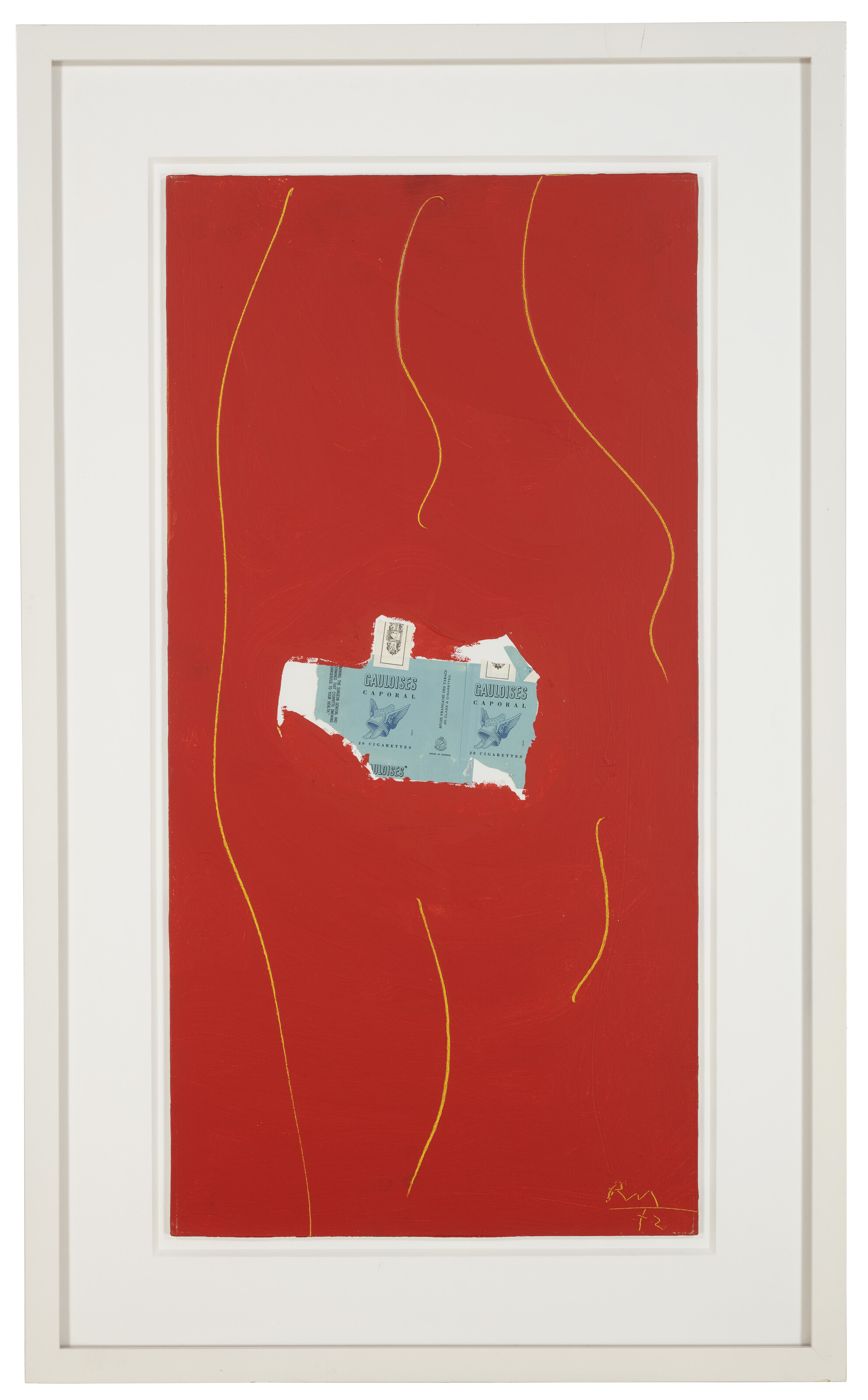 Robert Motherwell — Голуаз на алом поверх желтого № 3, изображение 2