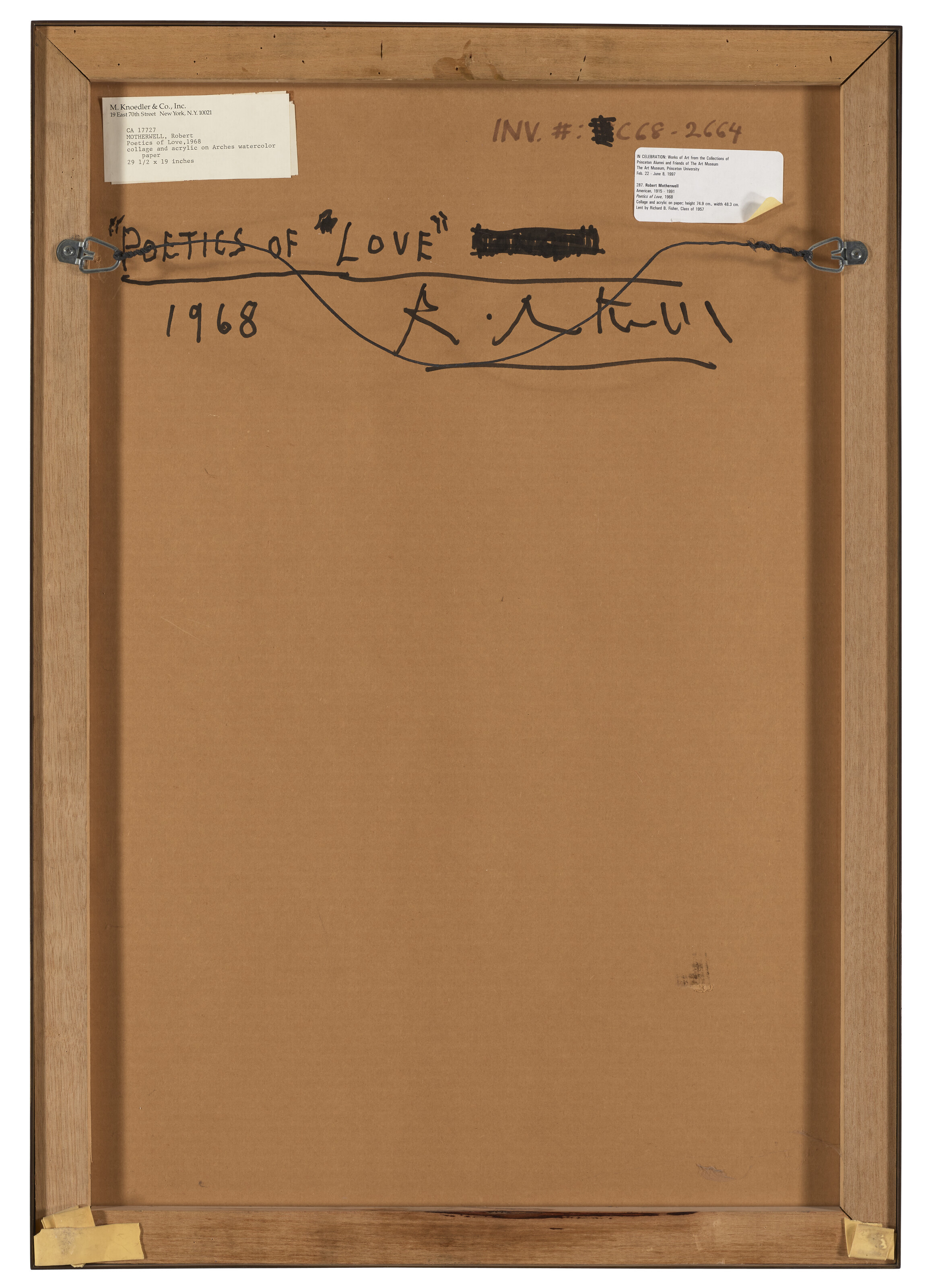Robert Motherwell — Поэтика любви, изображение 3