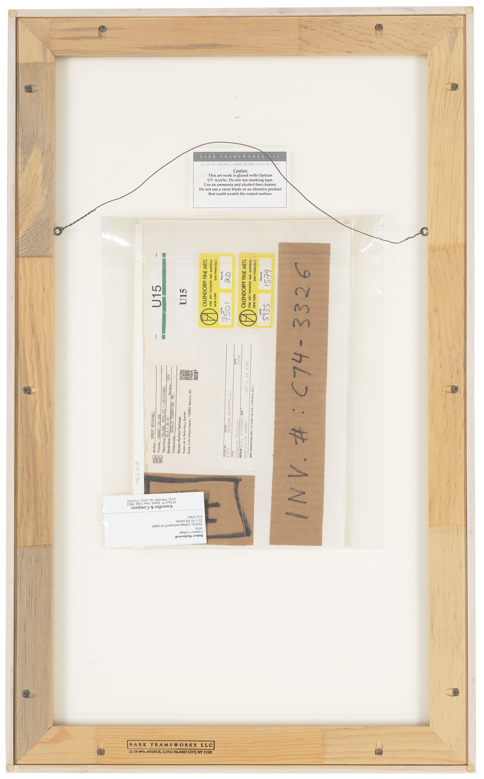 Robert Motherwell — Коллаж из кабаре, изображение 3