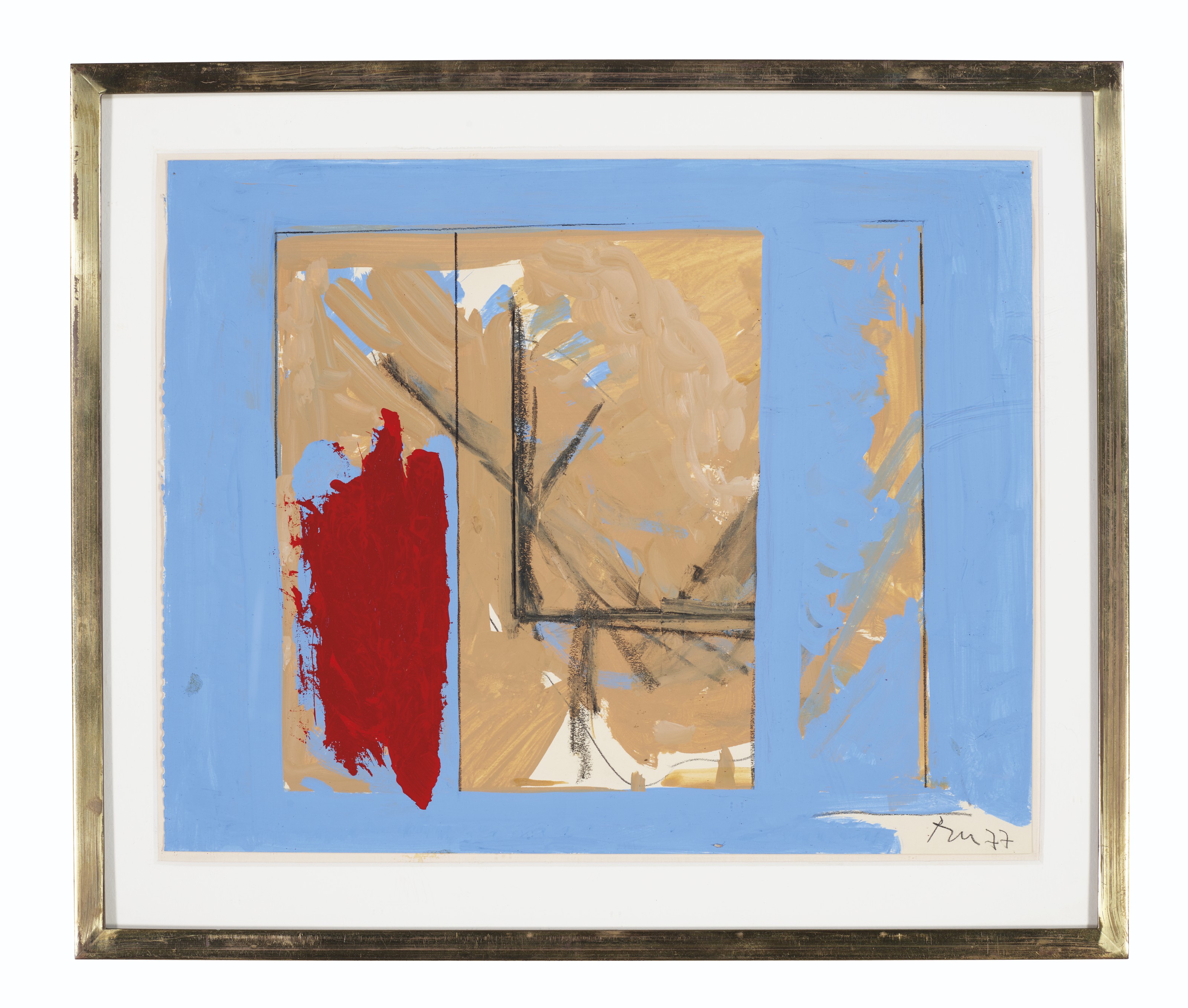 Robert Motherwell — Голубая стена, изображение 2