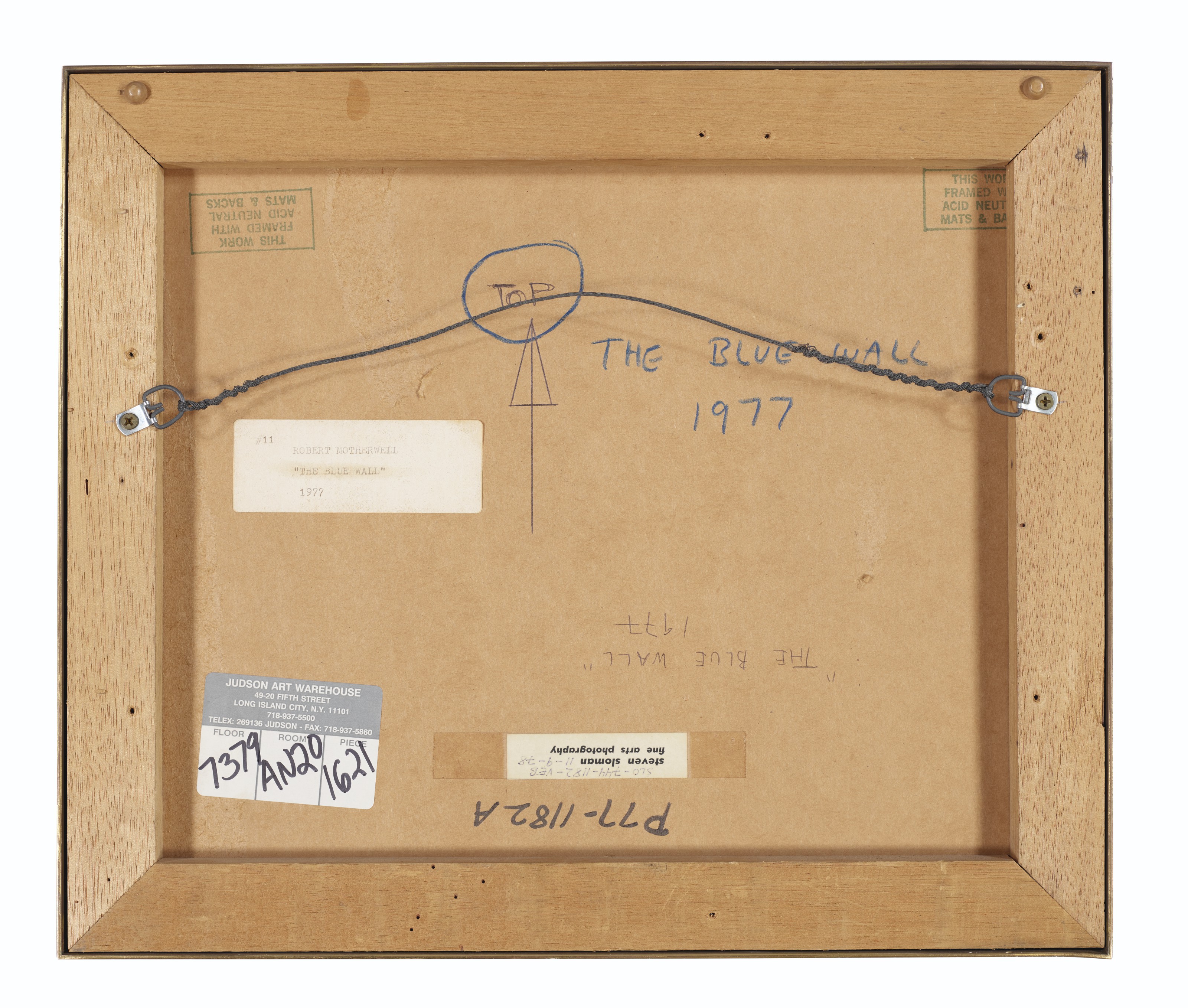 Robert Motherwell — Голубая стена, изображение 3