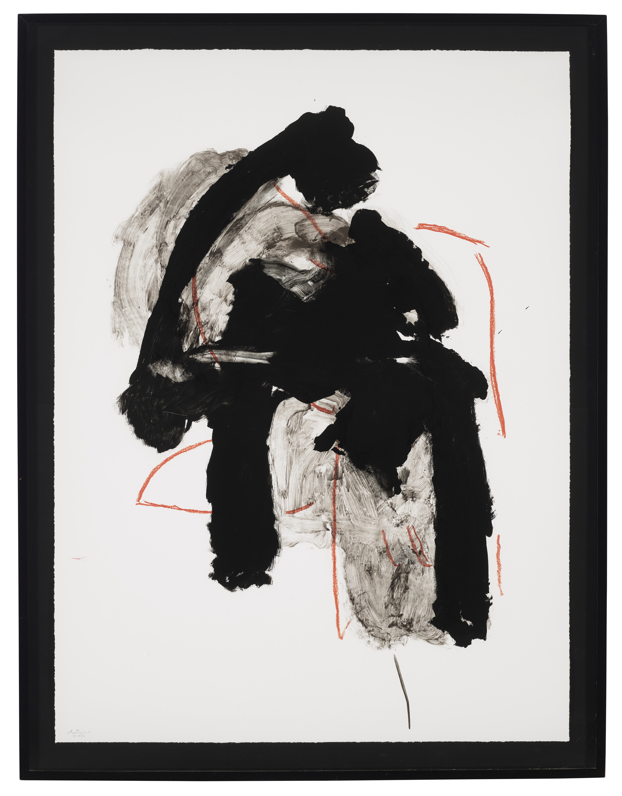 Robert Motherwell — Каллиграфия I, изображение 2