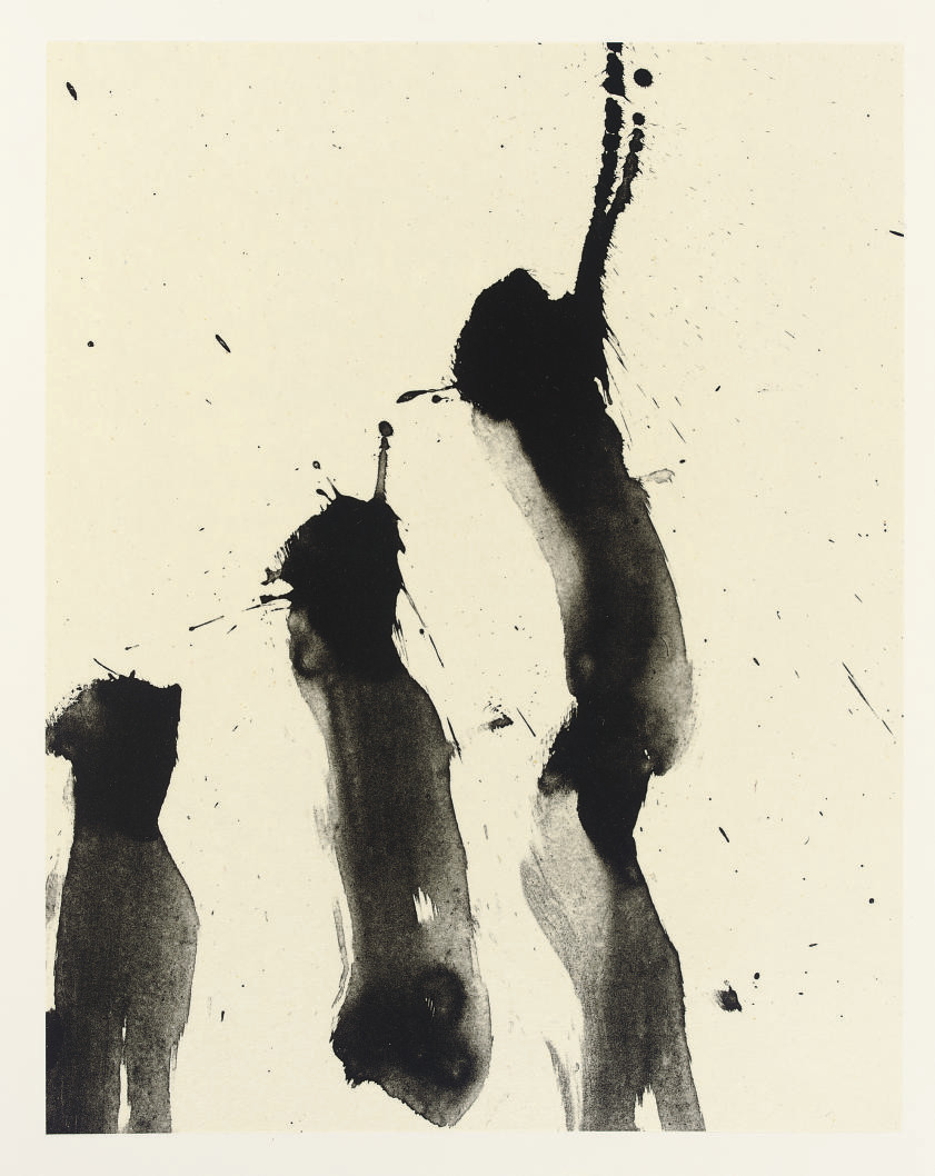 Robert Motherwell — Октавио Пас, "Три стихотворения", Клуб ограниченных изданий, Нью-Йорк, 1988 (стр. 354-80; E. & B. 387.1-.27)