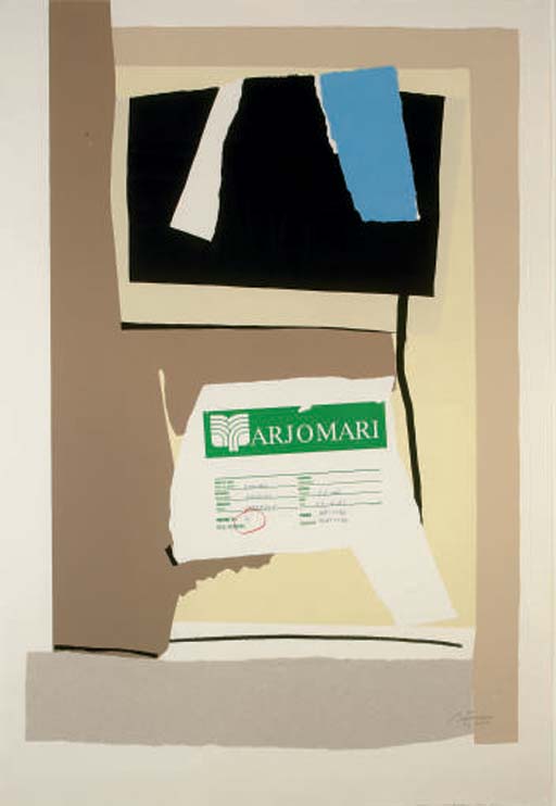 Robert Motherwell — Америка - Франция с вариациями VII (Белнап 303; Энгберг и Банах 335)