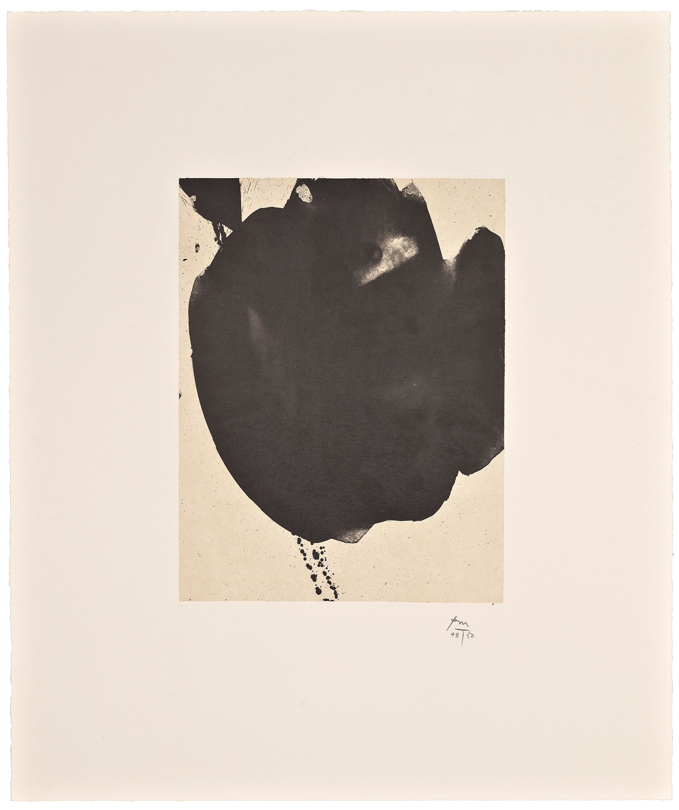 Robert Motherwell — Четыре тарелки от: Octavio Paz Suite, изображение 4
