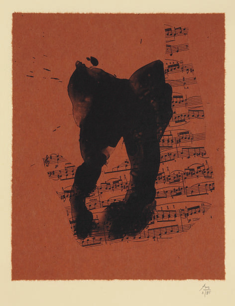 Robert Motherwell — Музыка И.С. Баха (B. 409; E. & B. 471)