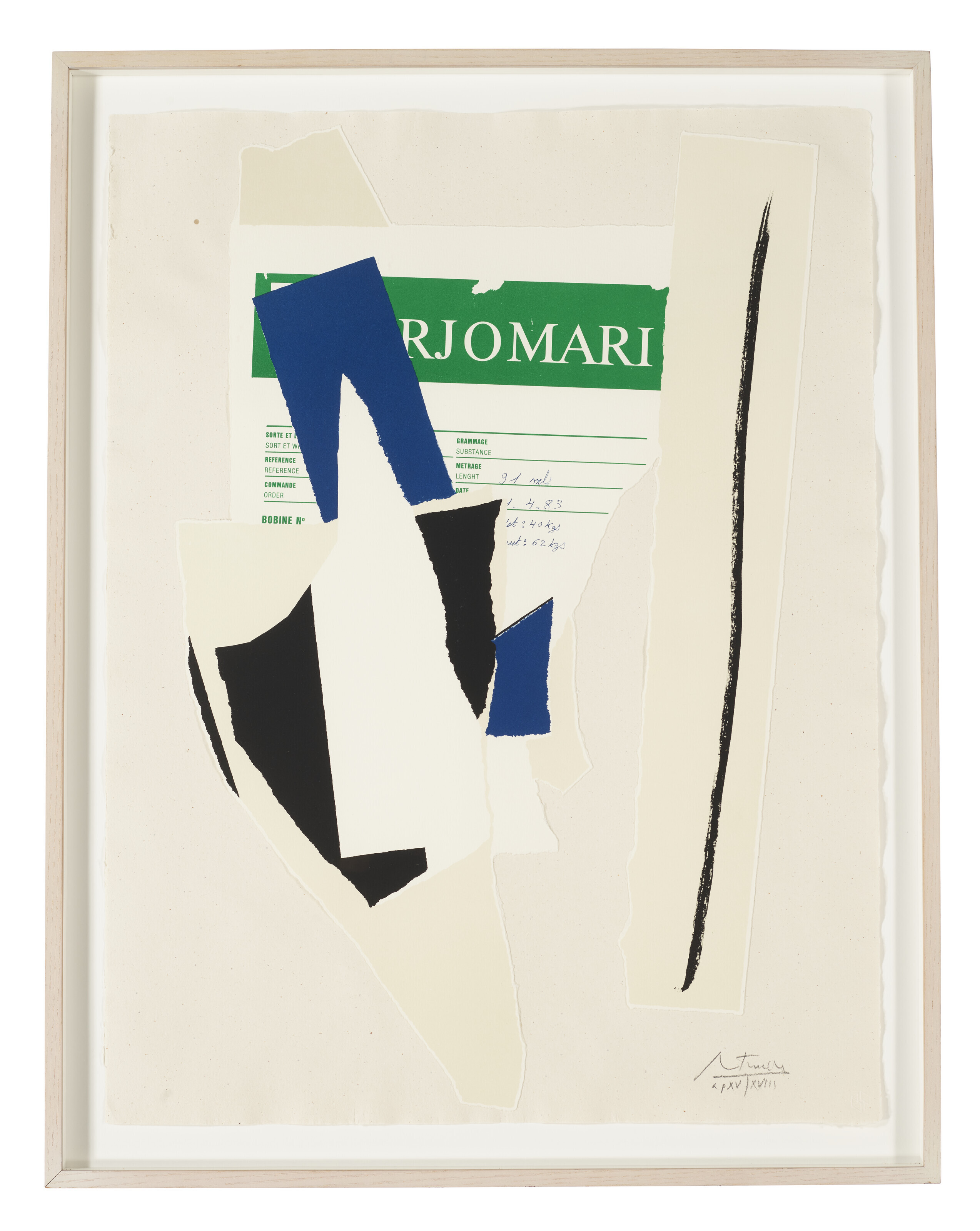 Robert Motherwell — Америка - Франция, Вариации IX, изображение 2