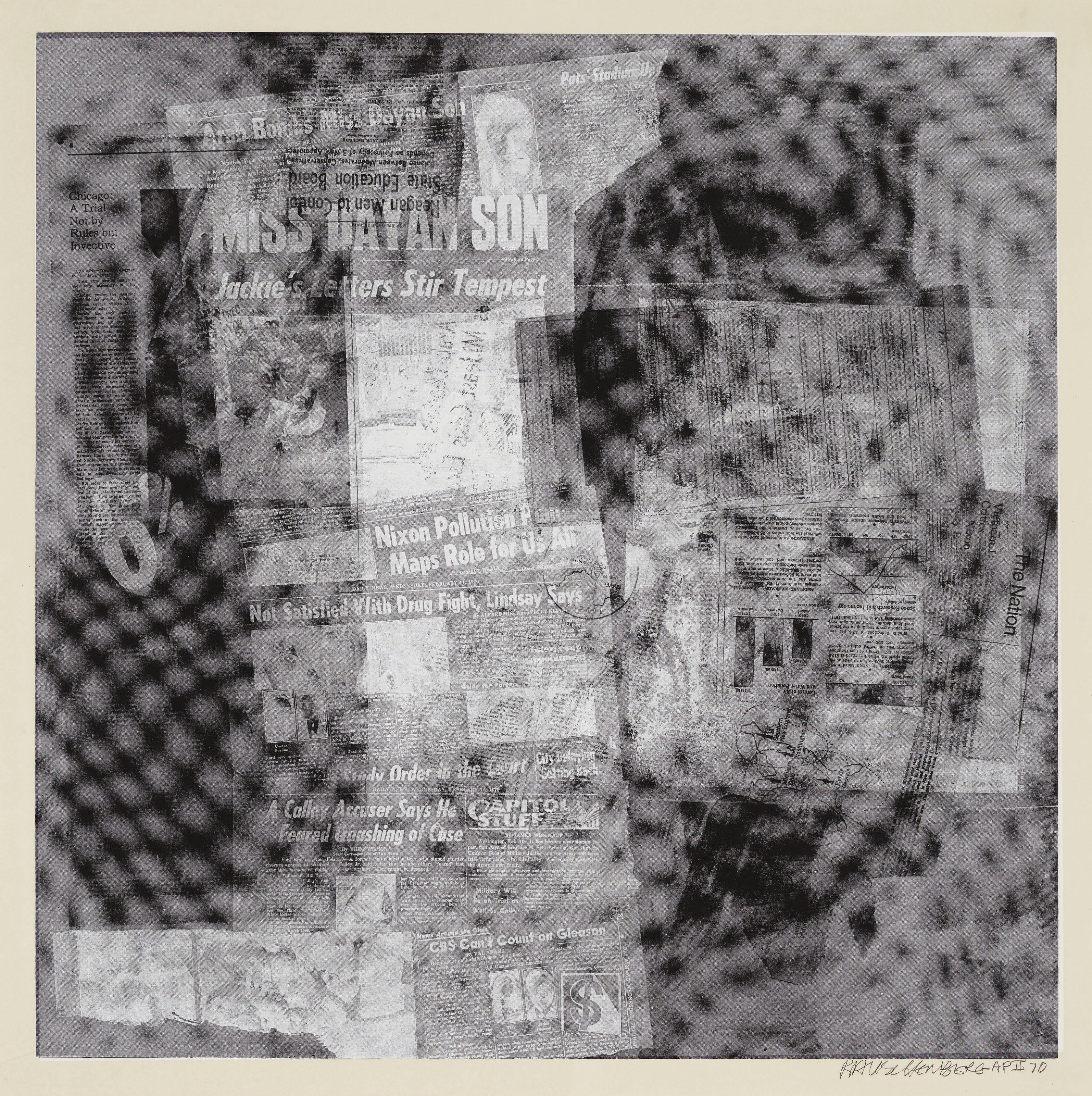 Robert Rauschenberg — Серия поверхностей, начиная с течений, изображение 2