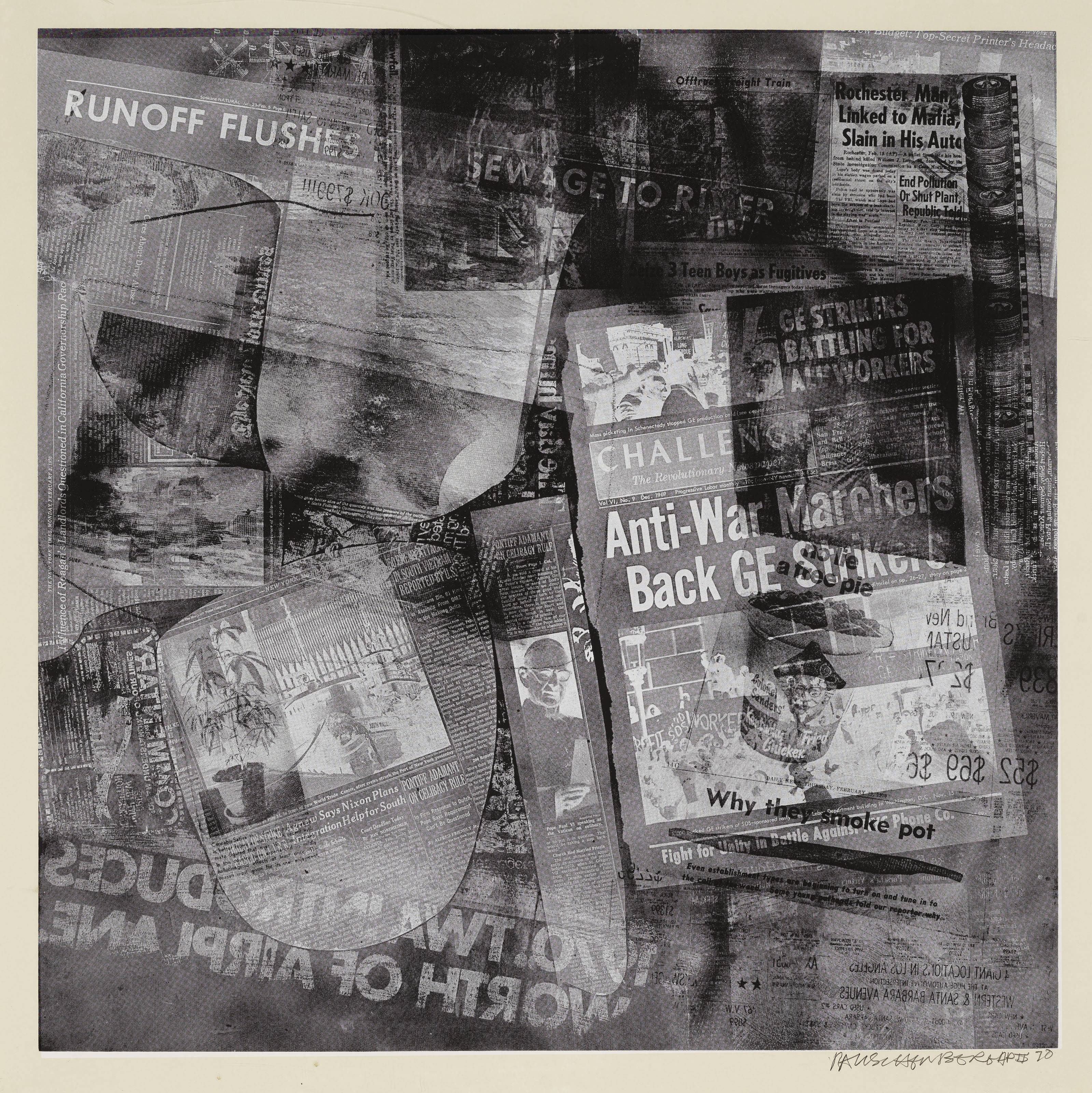 Robert Rauschenberg — Серия поверхностей, начиная с течений, изображение 13