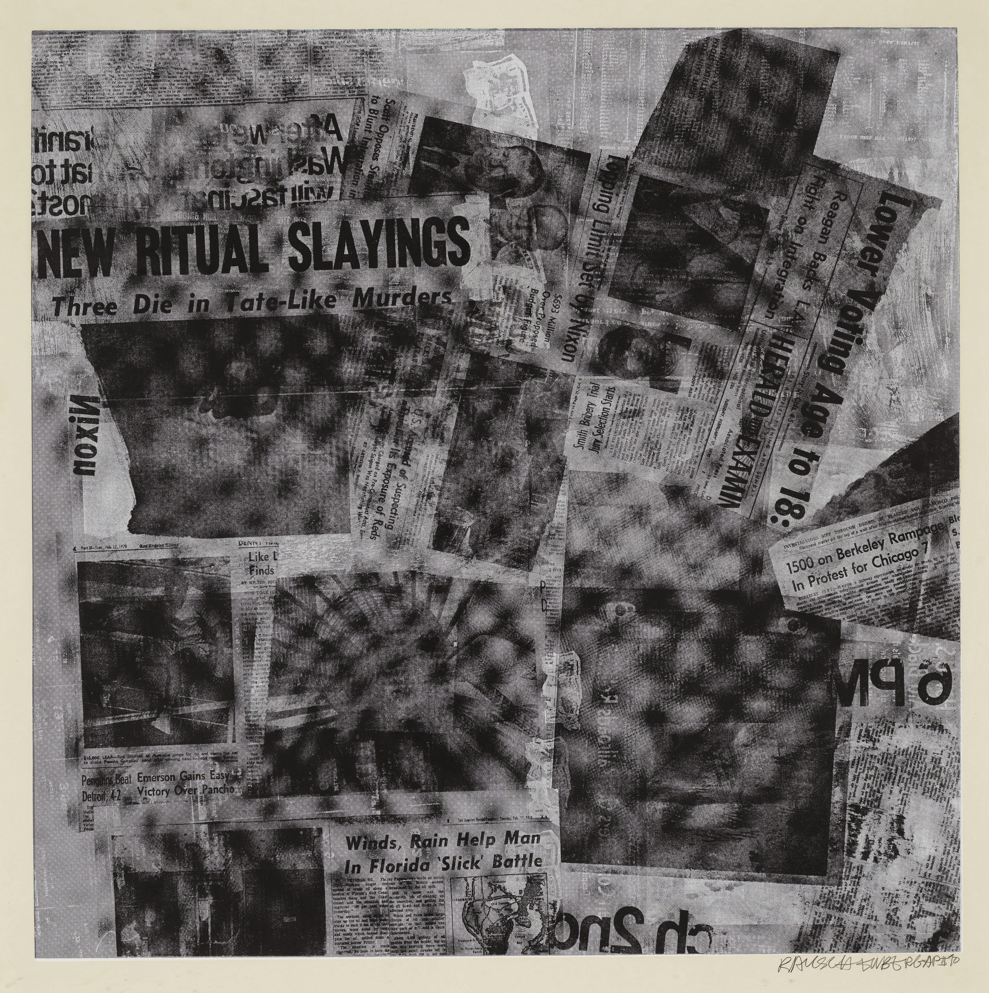 Robert Rauschenberg — Серия поверхностей, начиная с течений, изображение 14
