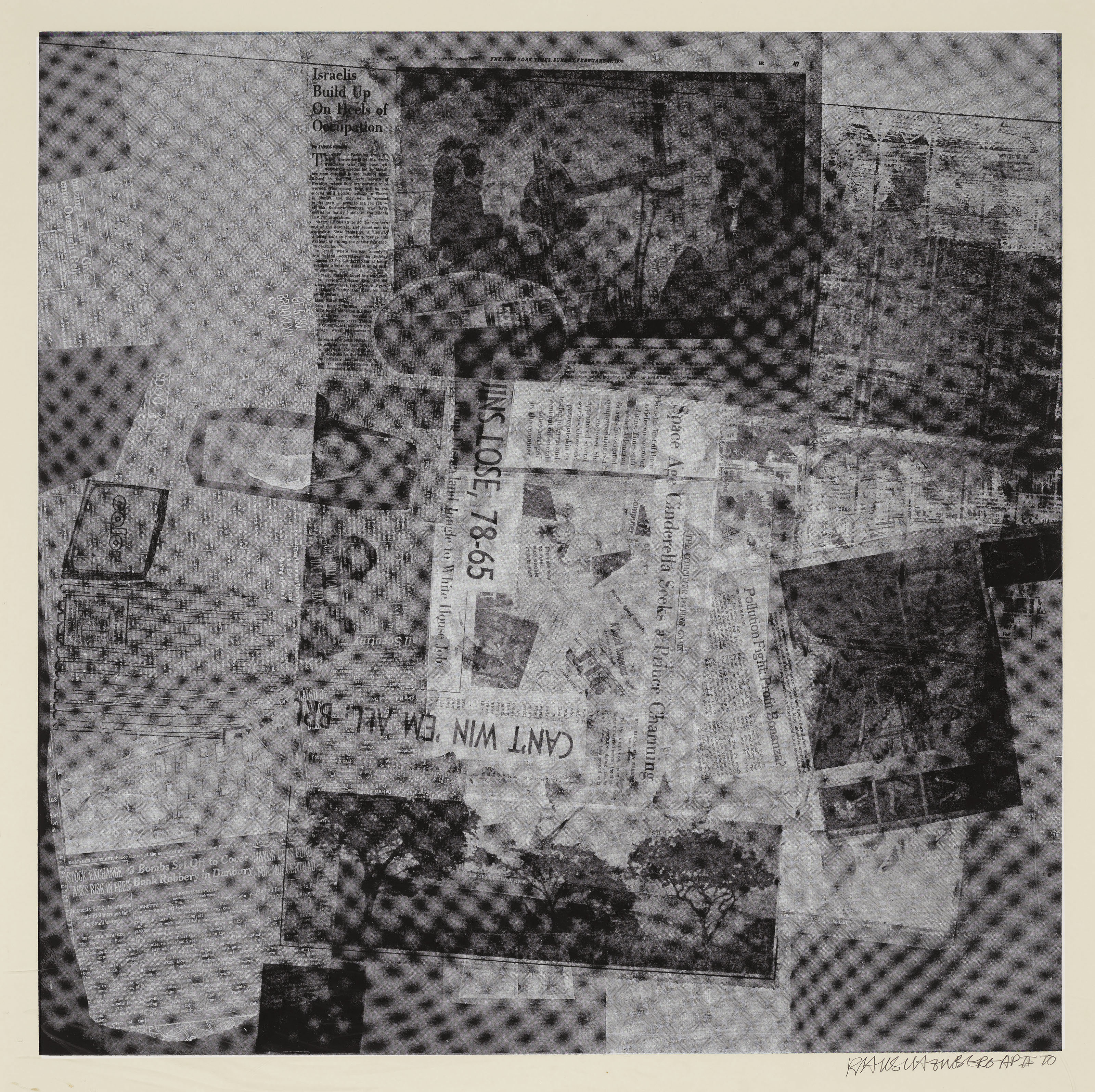 Robert Rauschenberg — Серия поверхностей, начиная с течений, изображение 15