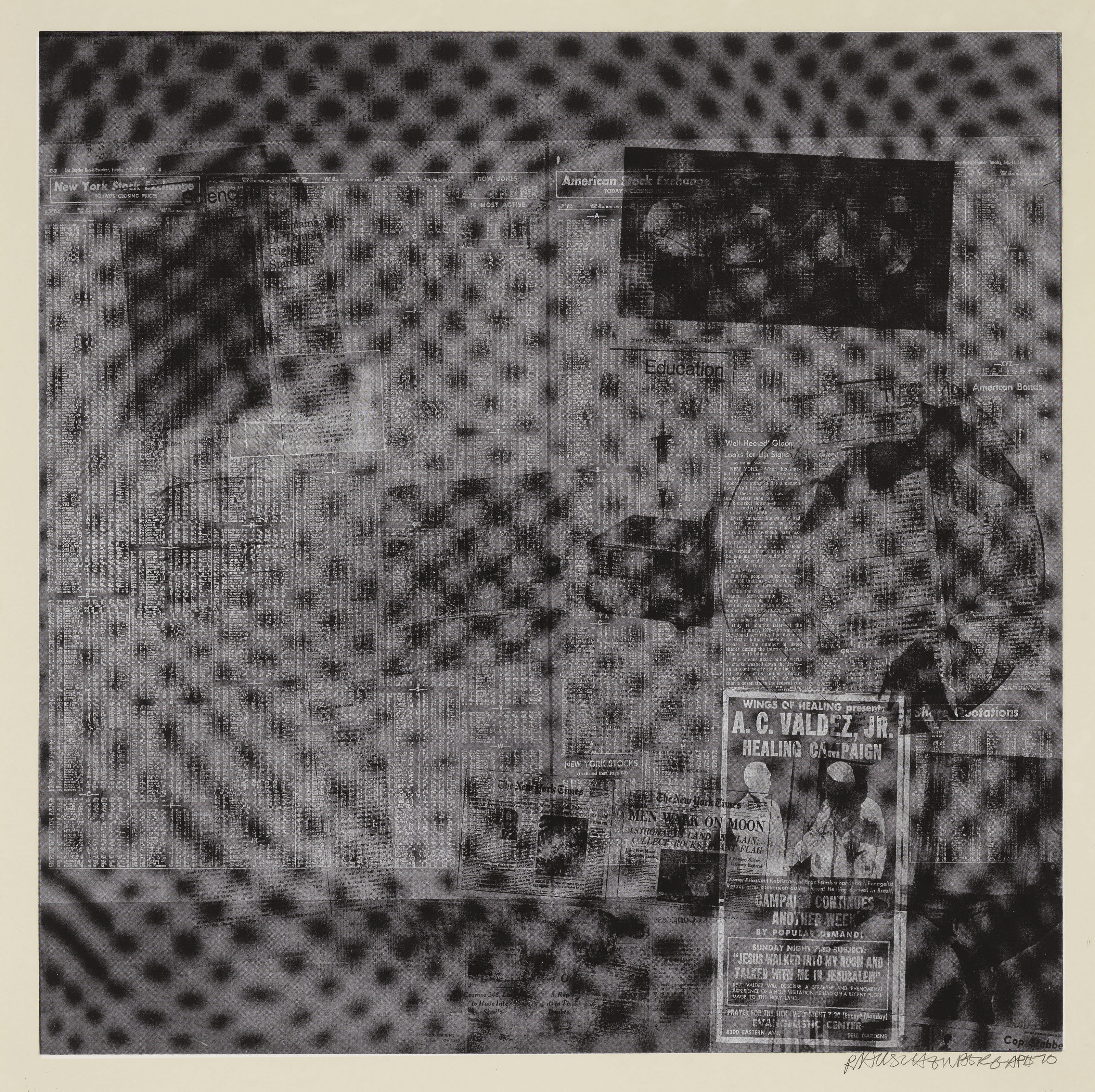 Robert Rauschenberg — Серия поверхностей, начиная с течений, изображение 16