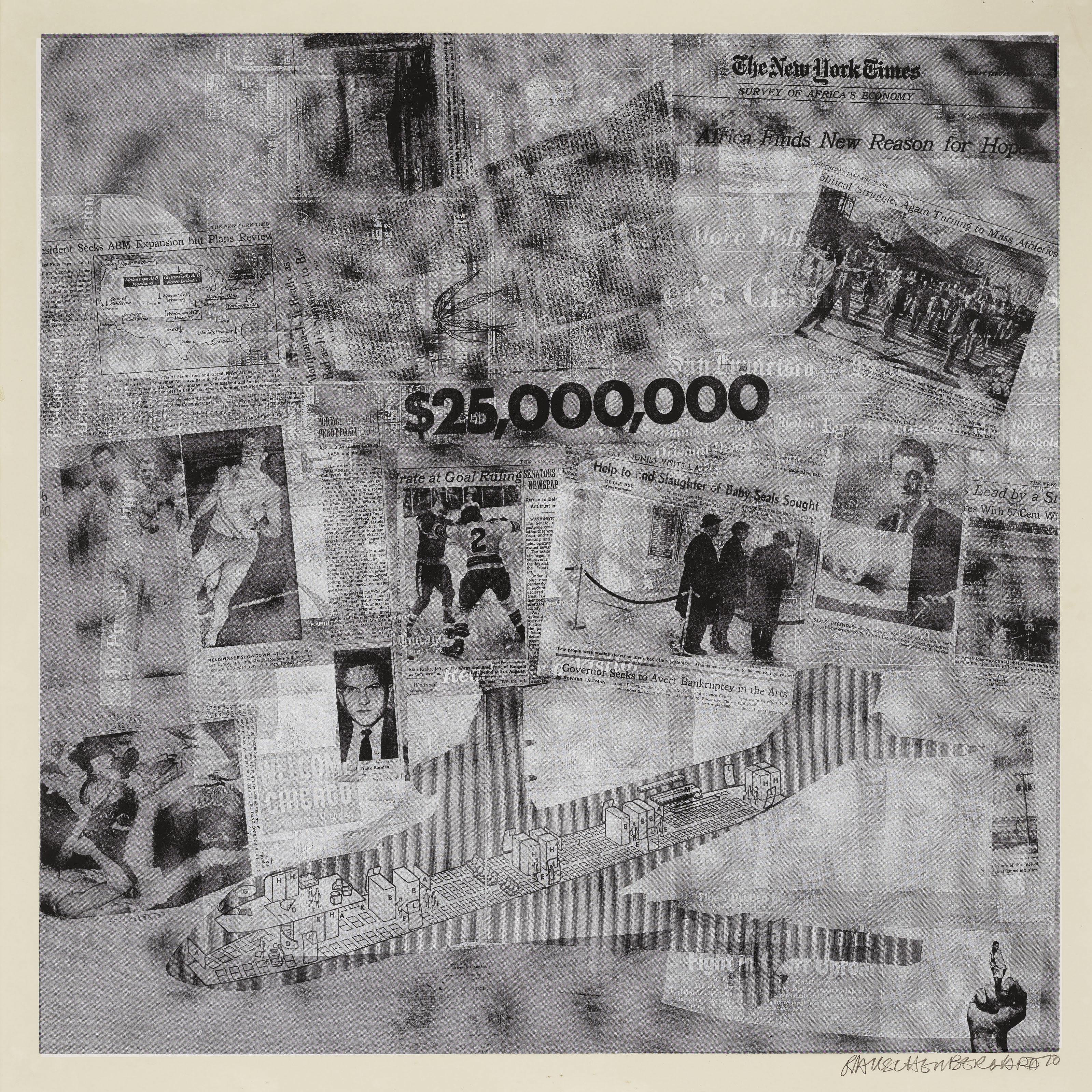 Robert Rauschenberg — Серия поверхностей, начиная с течений, изображение 17