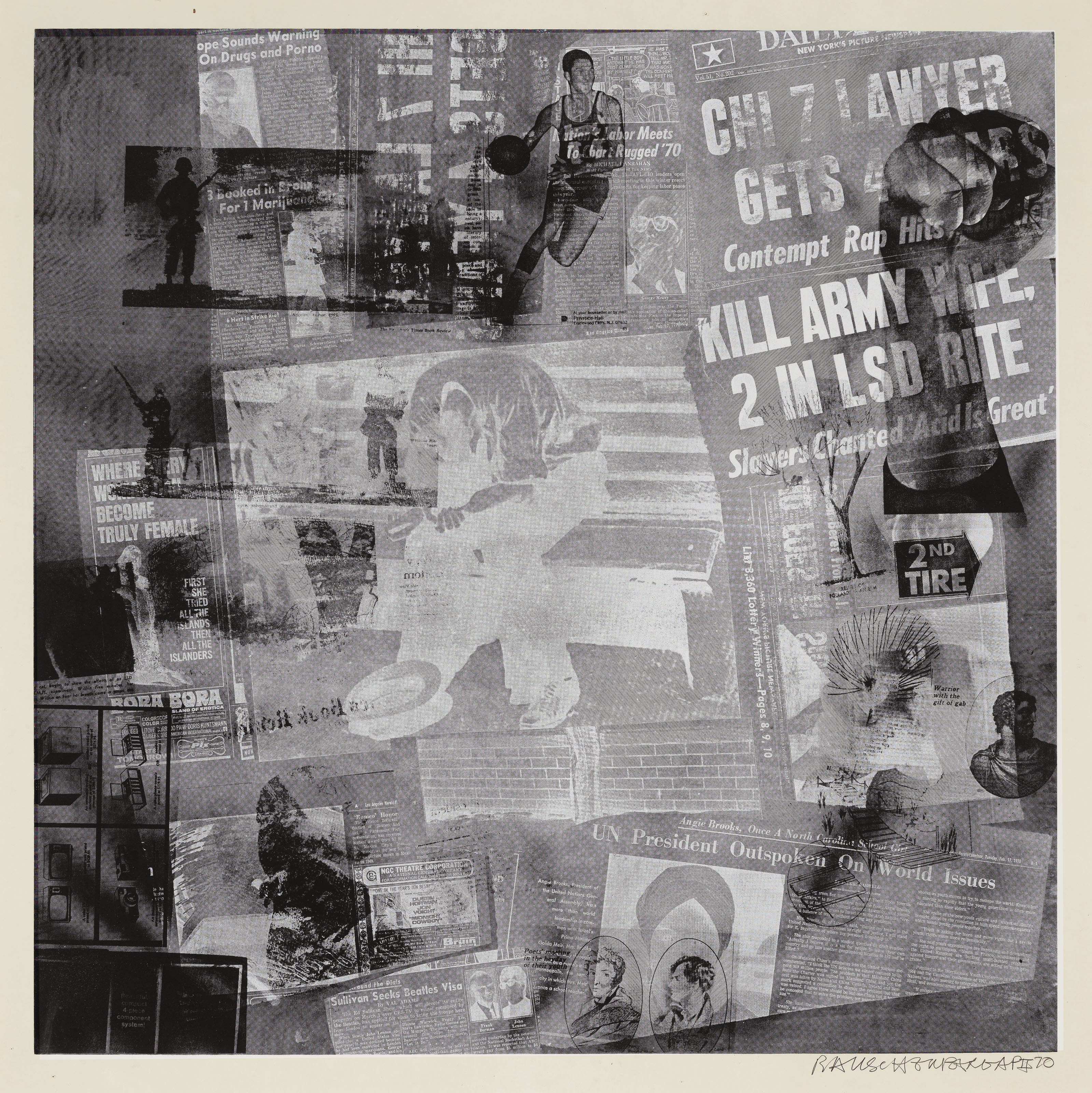 Robert Rauschenberg — Серия поверхностей, начиная с течений, изображение 19