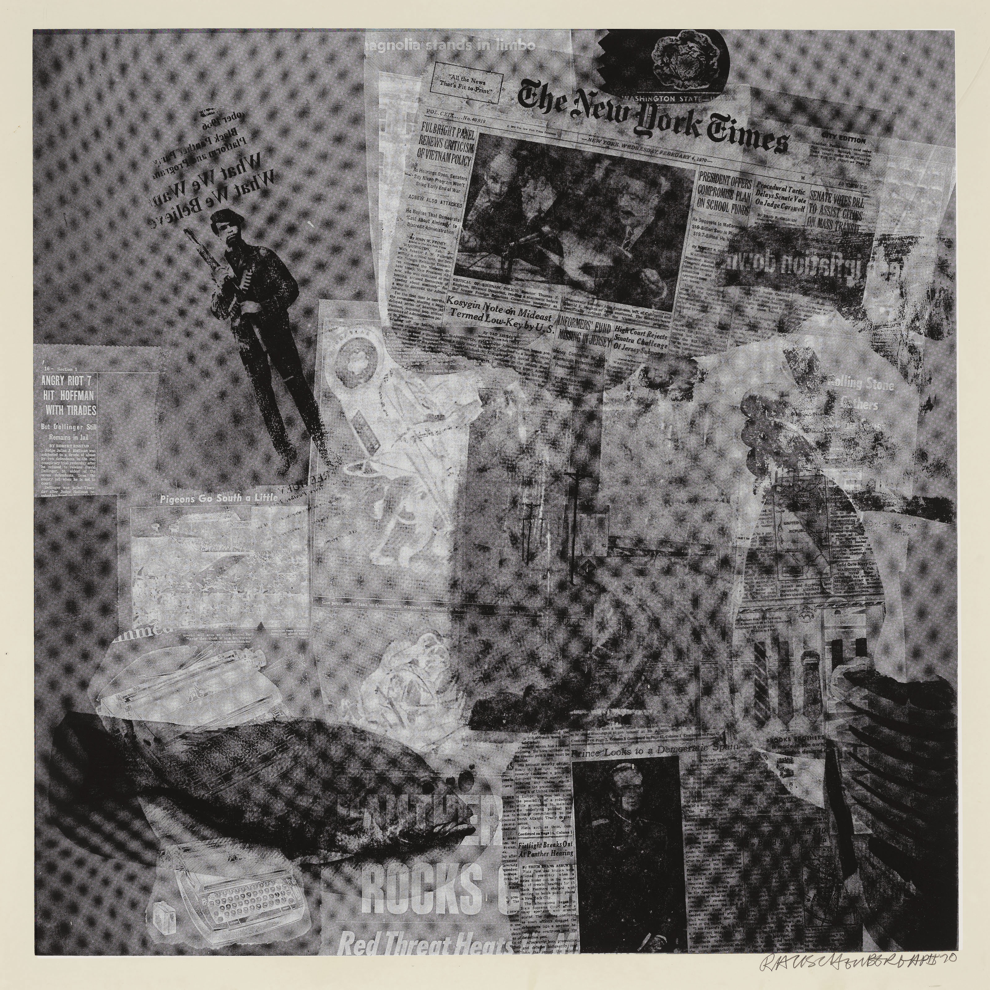 Robert Rauschenberg — Серия поверхностей, начиная с течений, изображение 3