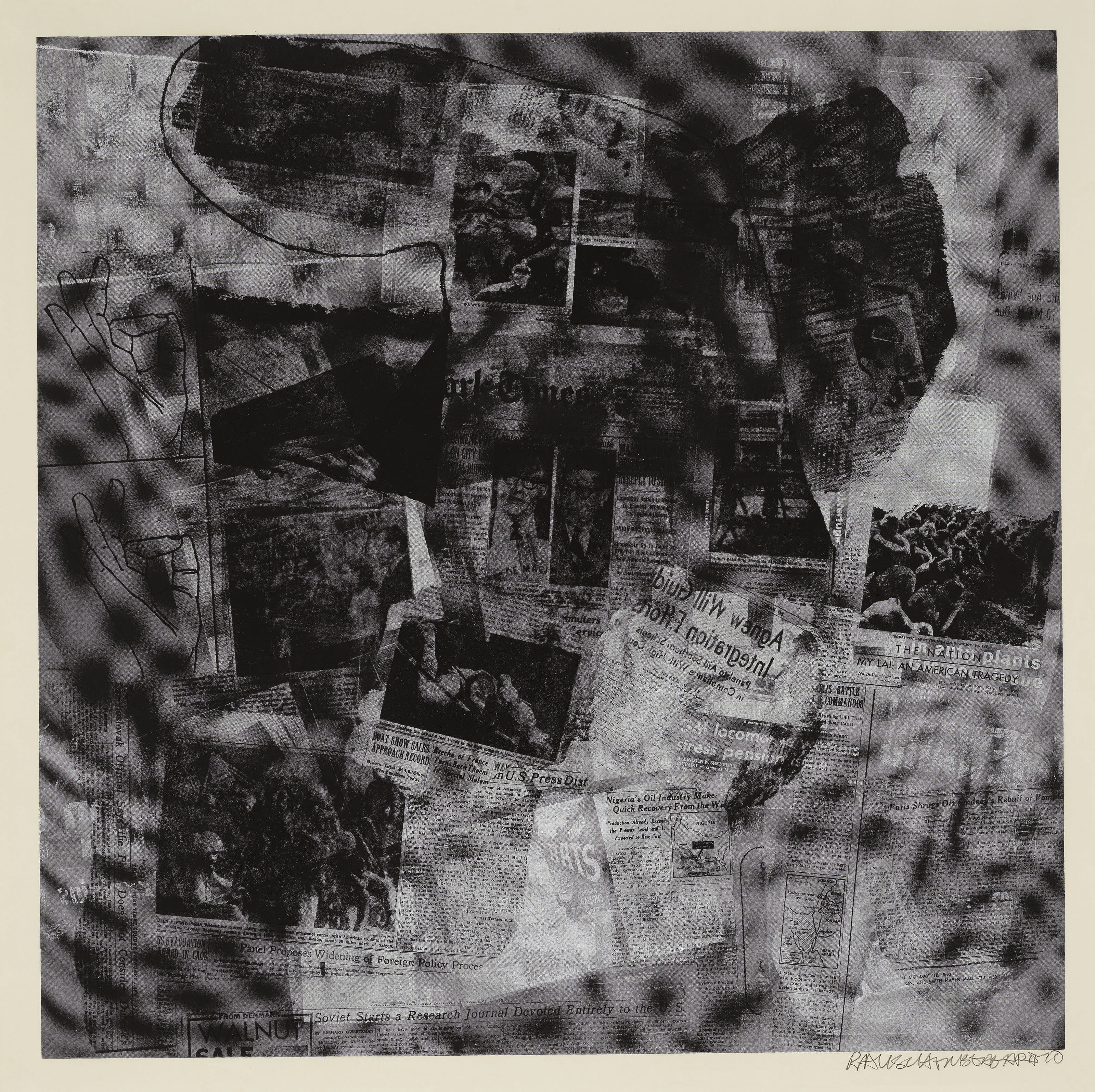 Robert Rauschenberg — Серия поверхностей, начиная с течений, изображение 6