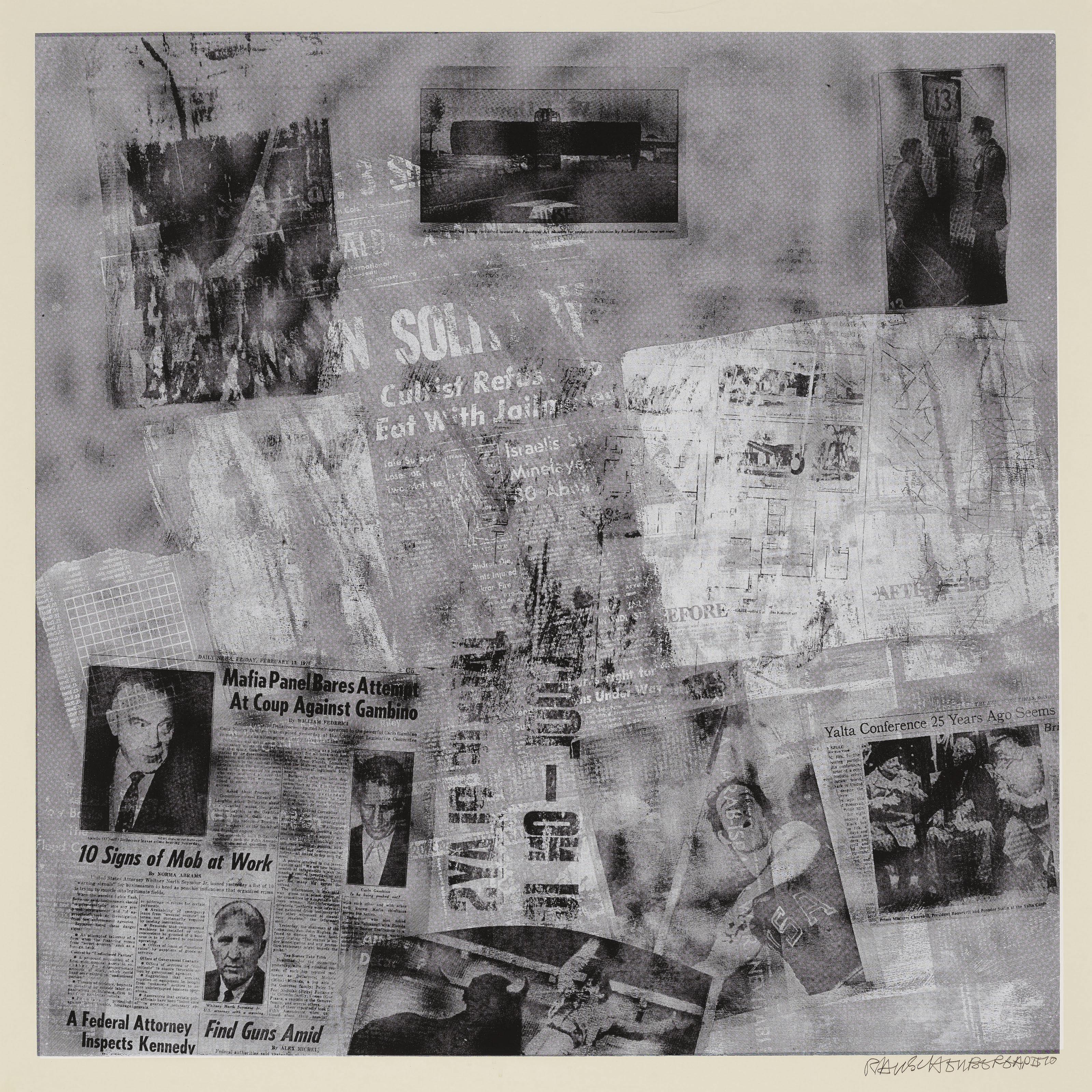 Robert Rauschenberg — Серия поверхностей, начиная с течений, изображение 7