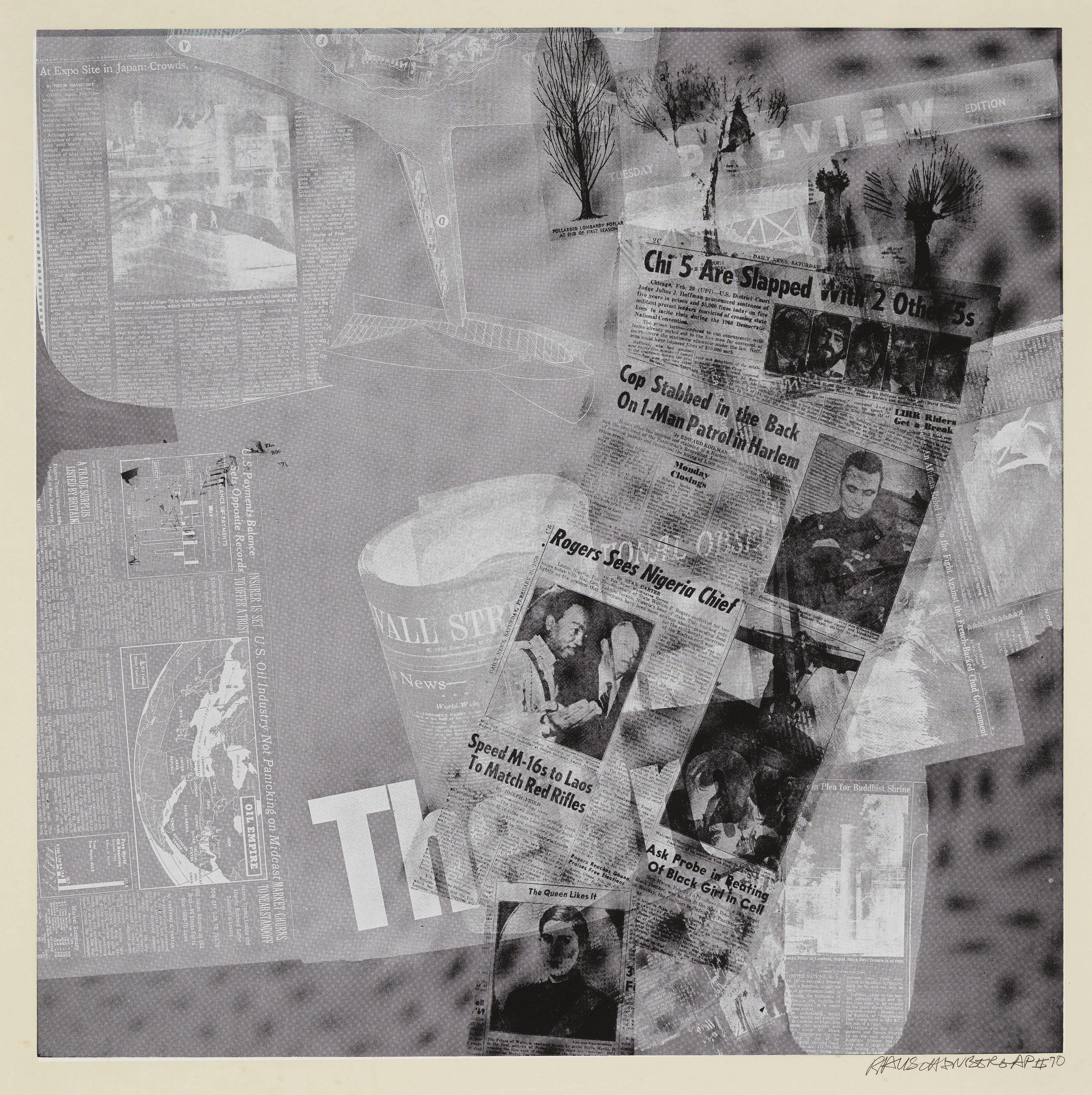 Robert Rauschenberg — Серия поверхностей, начиная с течений, изображение 8