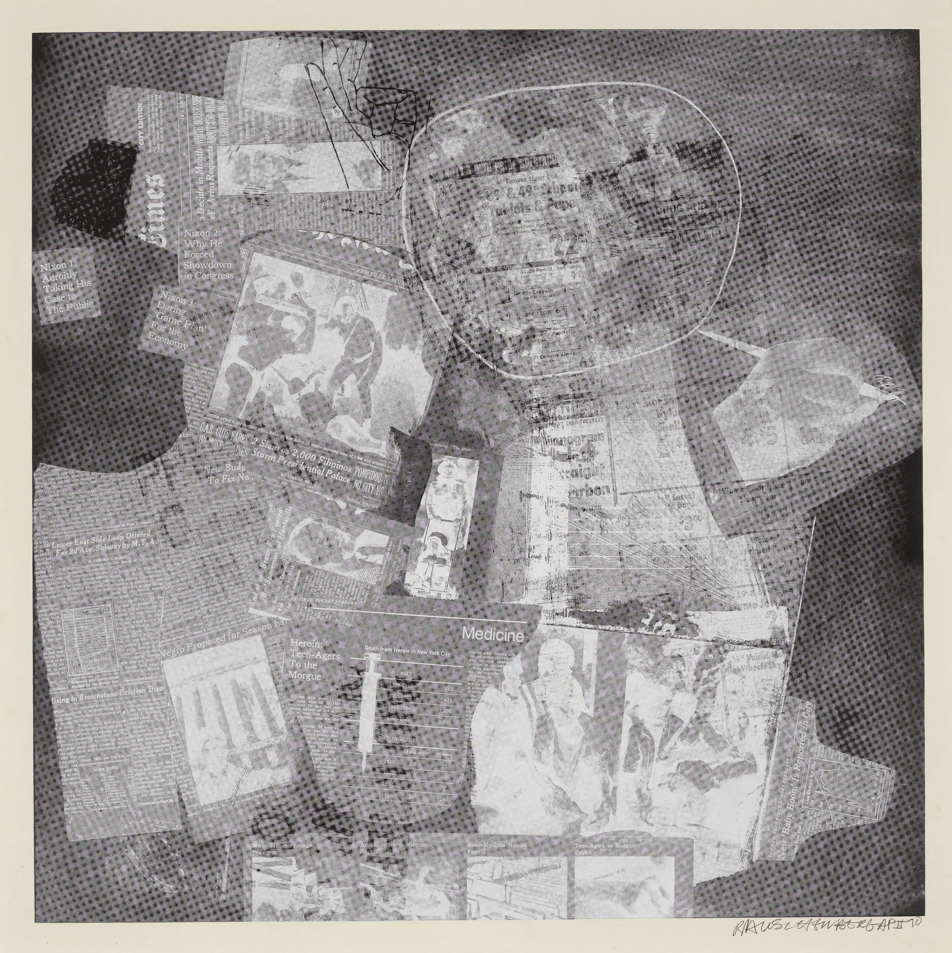 Robert Rauschenberg — Серия поверхностей, начиная с течений, изображение 9