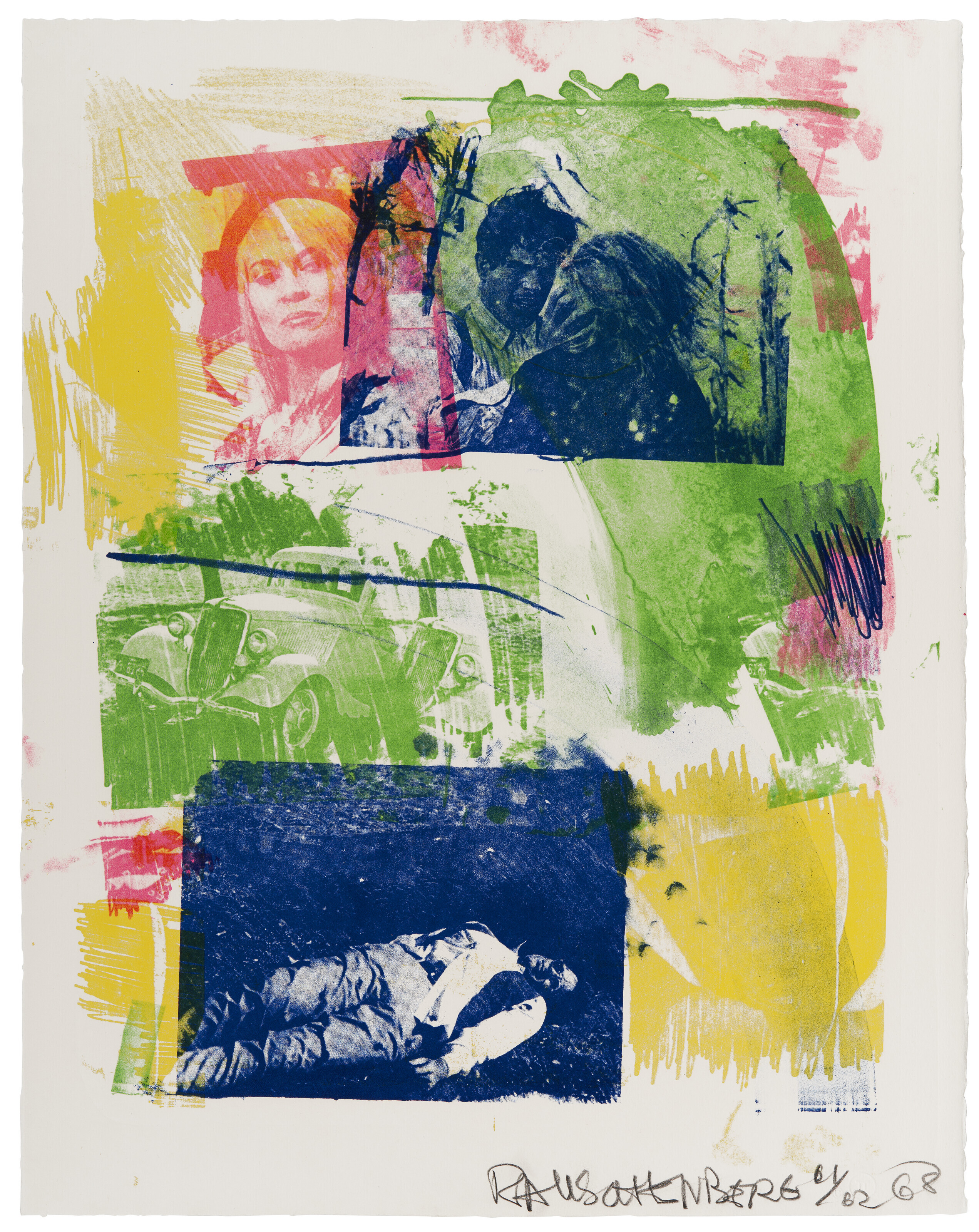Robert Rauschenberg — Катушки [B+C]: три отпечатка, изображение 2