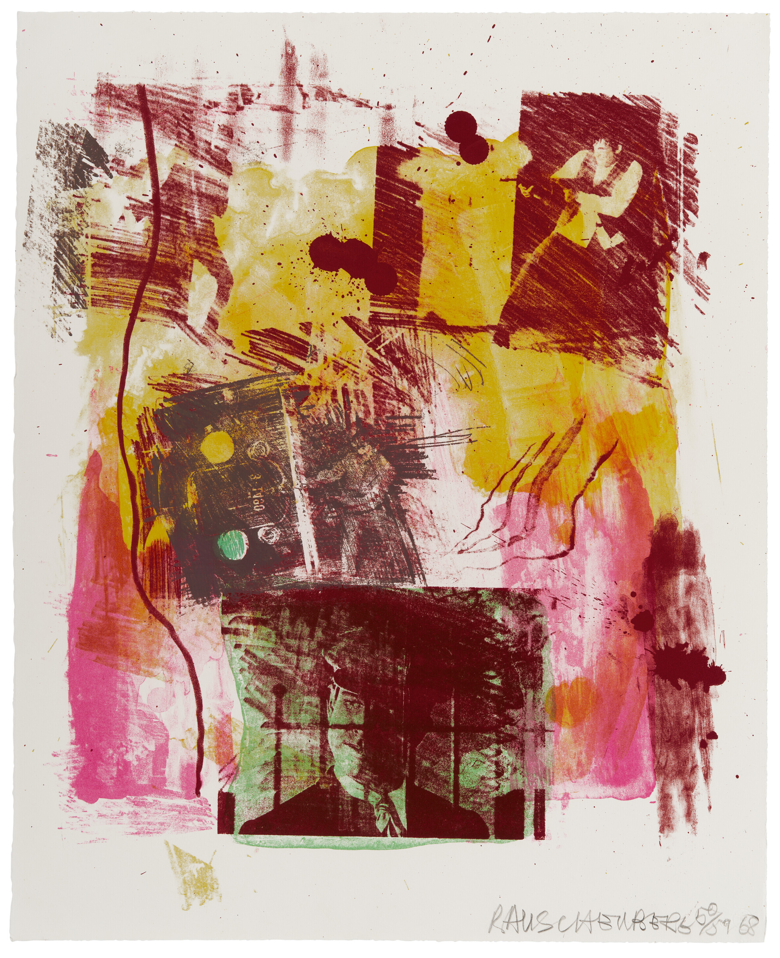 Robert Rauschenberg — Катушки [B+C]: три отпечатка, изображение 3