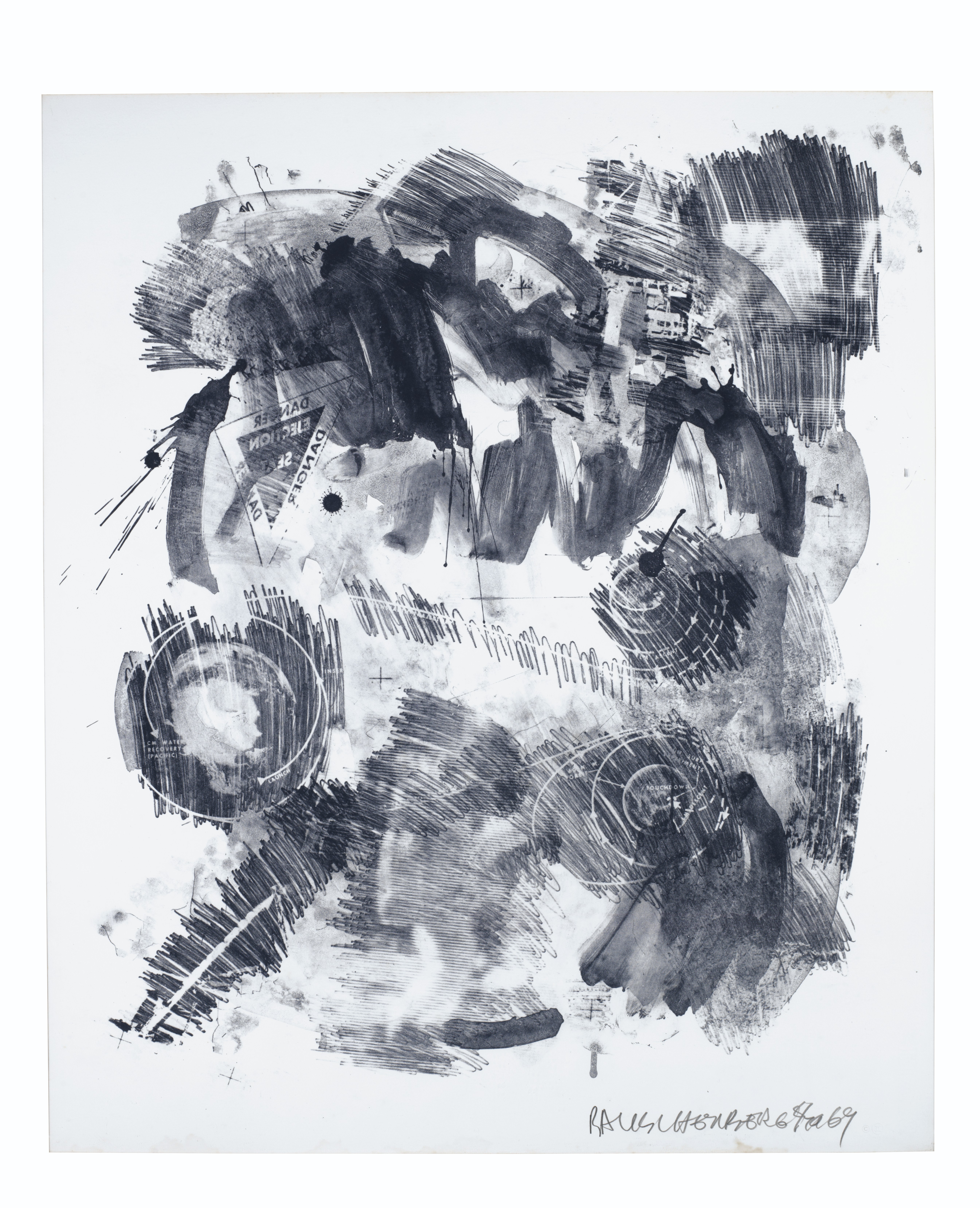 Robert Rauschenberg — Серия "Каменная луна" : пять принтов, изображение 5