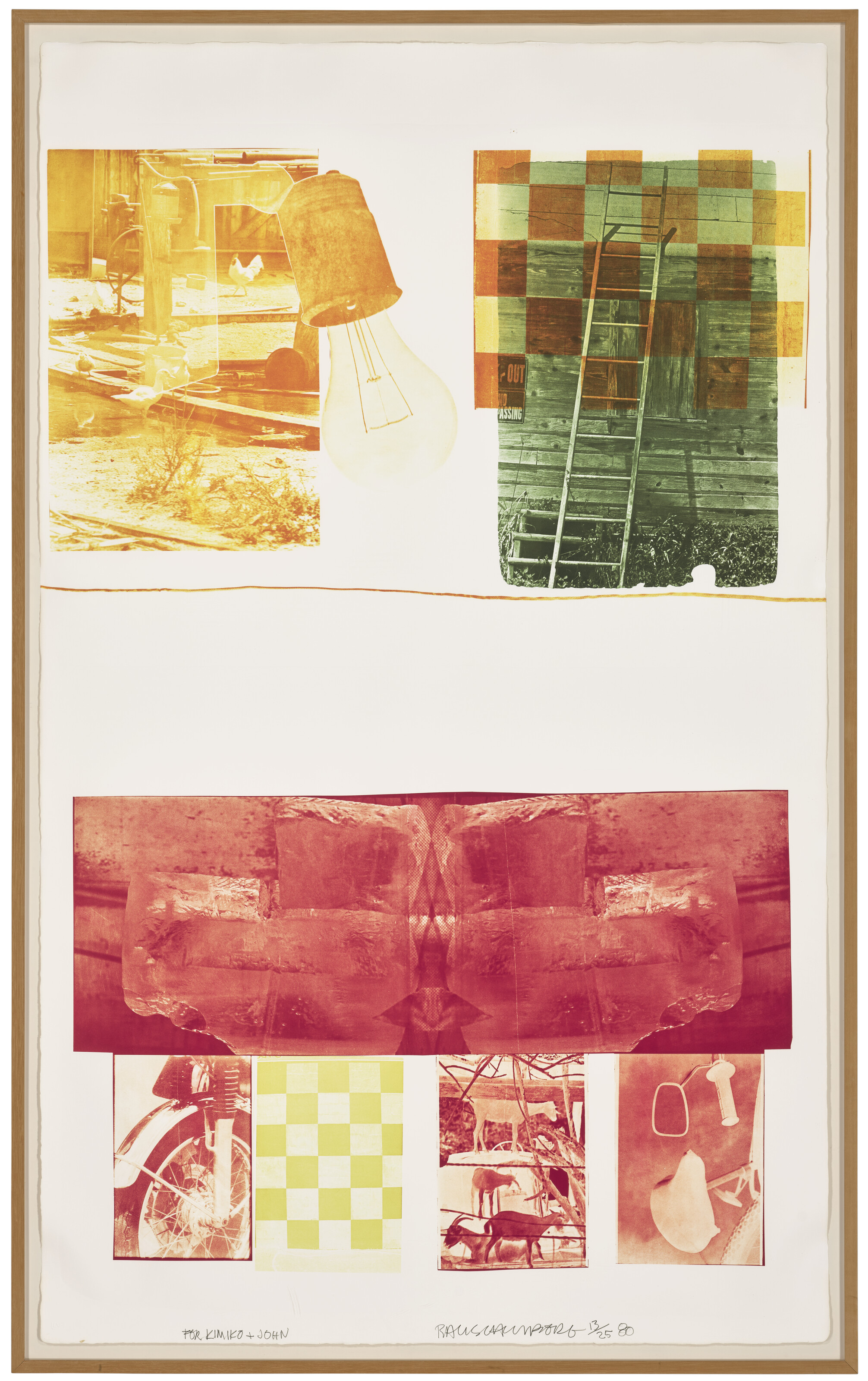 Robert Rauschenberg — Литография II из серии "Ледниковая приманка", изображение 2