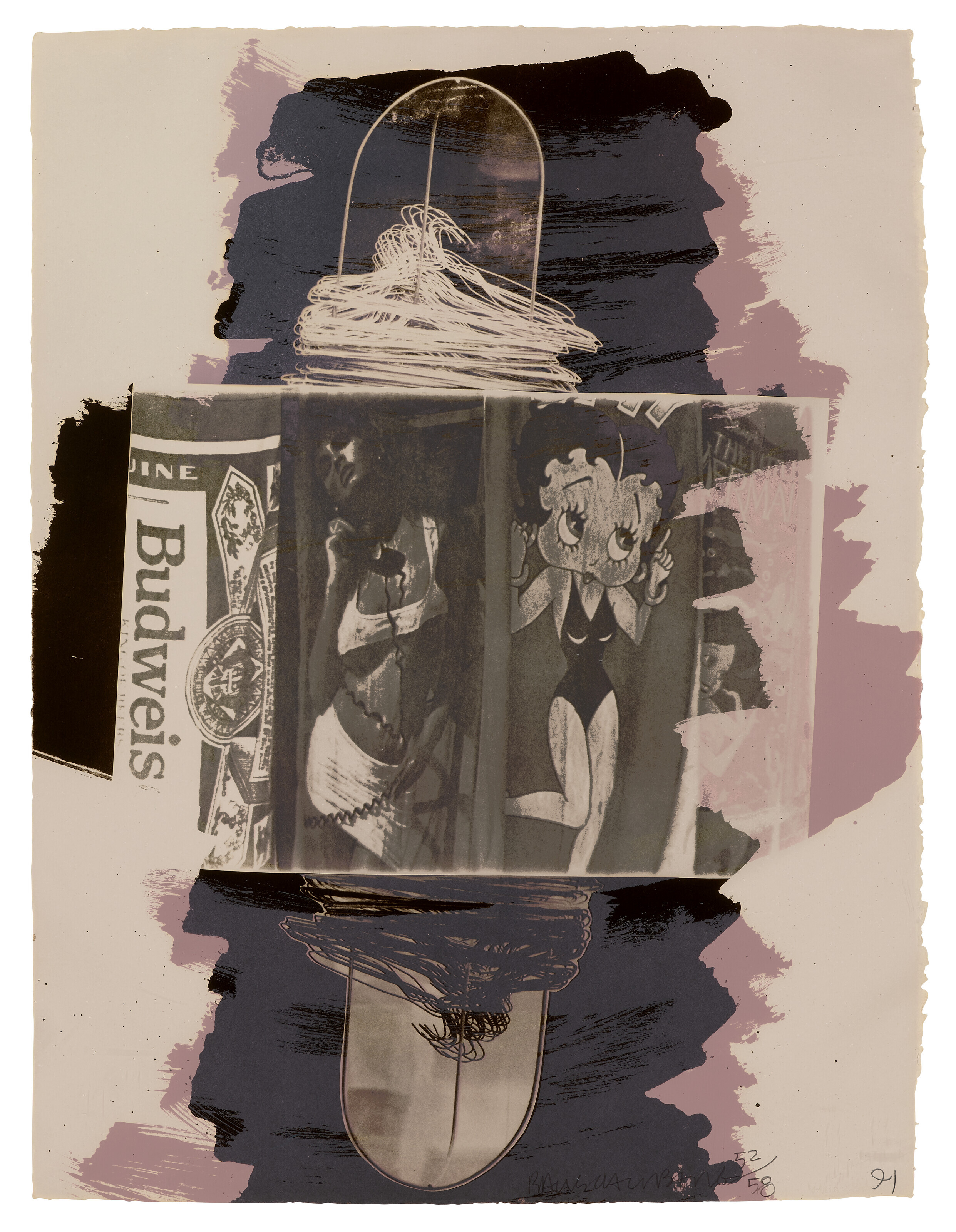 Robert Rauschenberg — Голливудский сфинкс, из: Незаконный тендер Лос-Анджелеса.