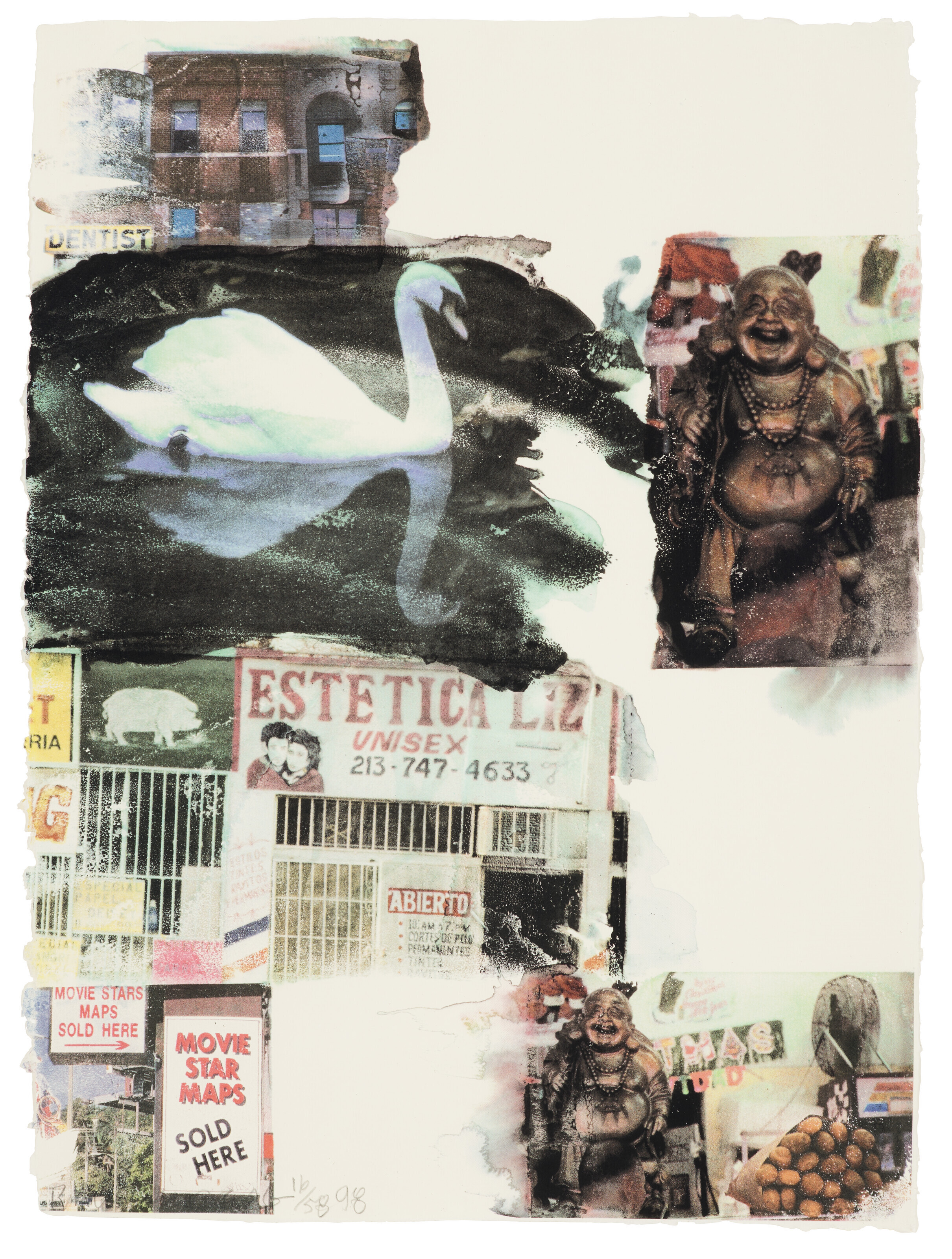 Robert Rauschenberg — Лос-Анджелес раскрыт #7