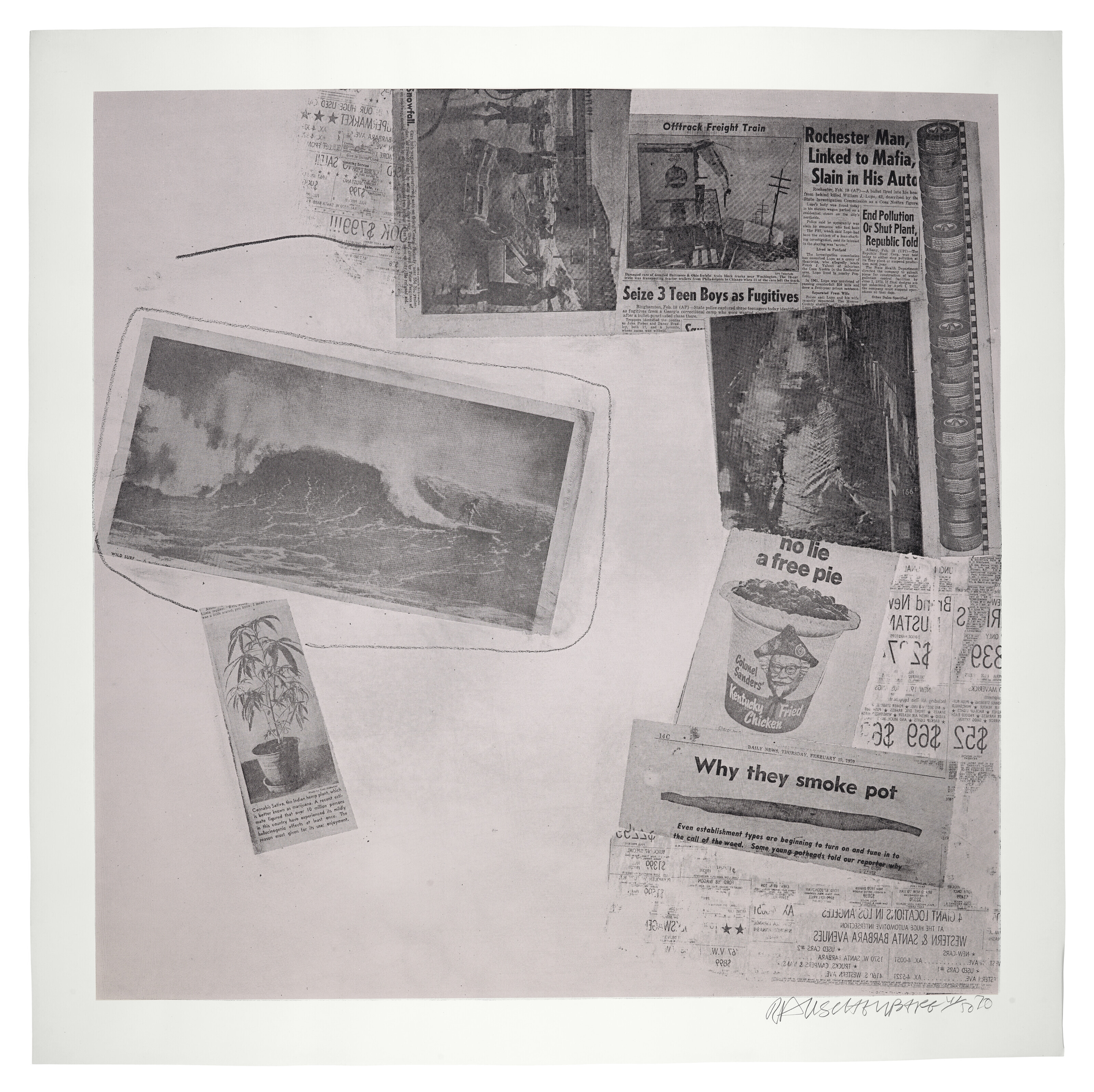 Robert Rauschenberg — Особенности от Currents : четыре принта, изображение 3