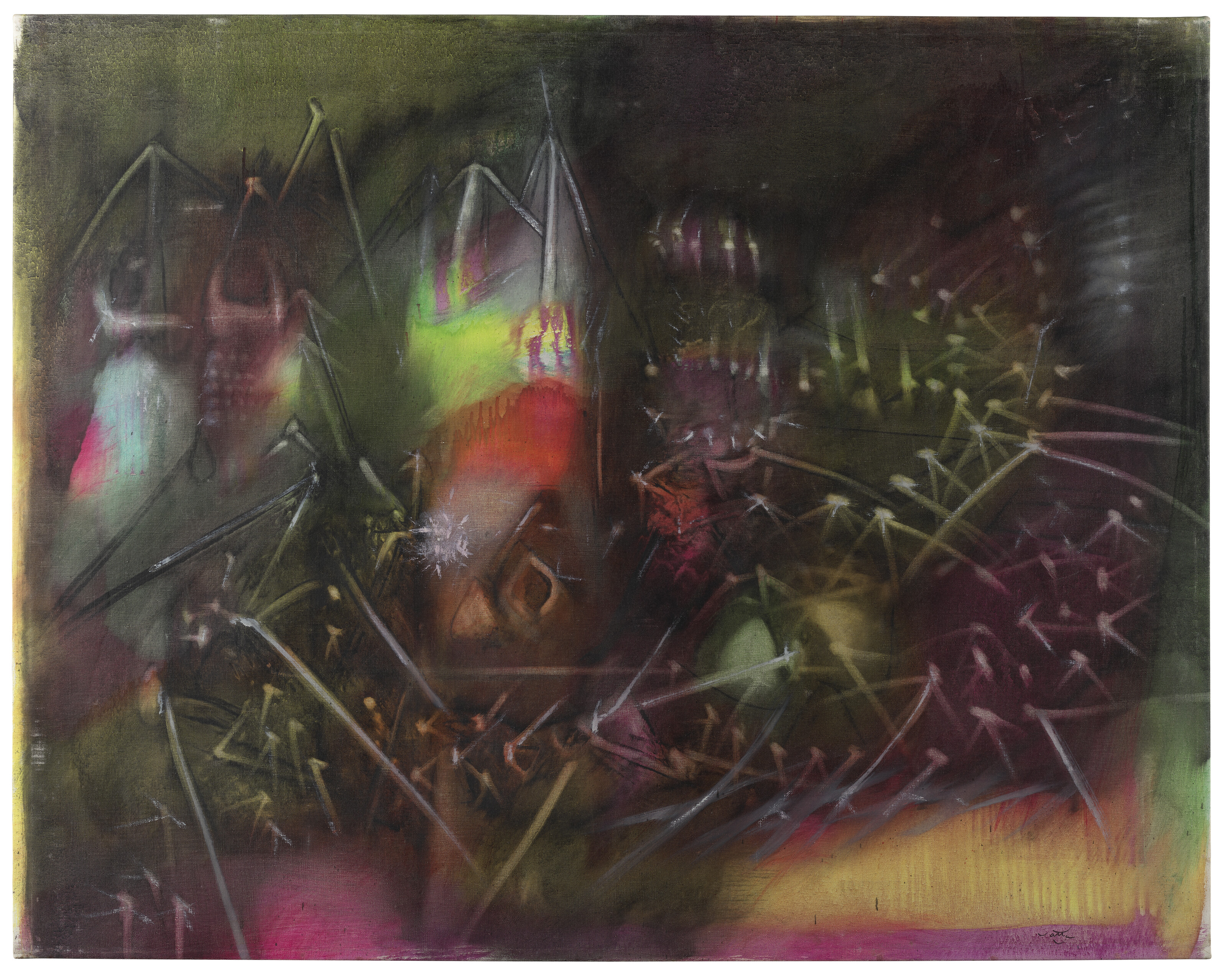 Roberto Matta — Граница согласия - цикл "рисвельо делла природа", изображение 2