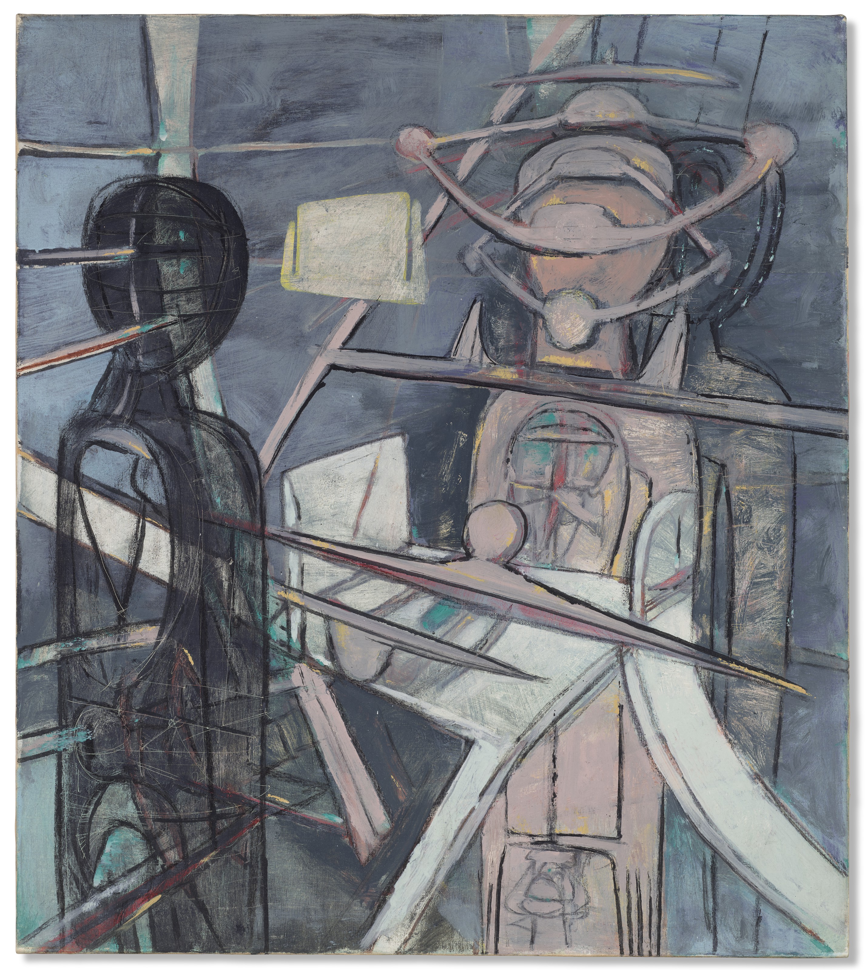 Roberto Matta — Черное зеркало, изображение 1