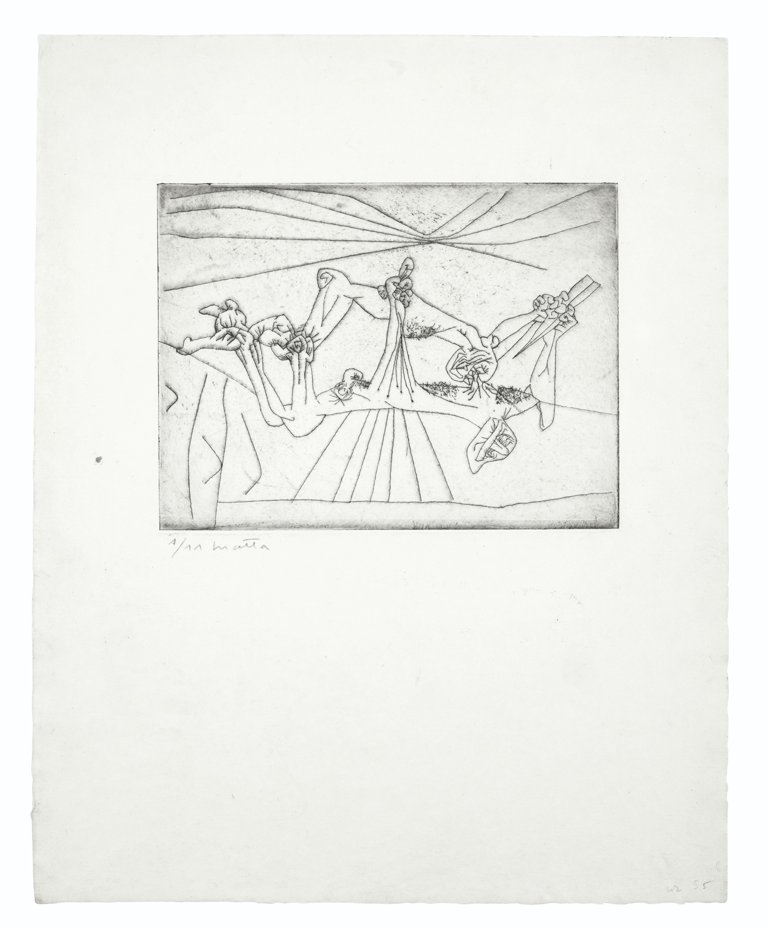 Roberto Matta — Новая школа : одиннадцать тарелок, изображение 5