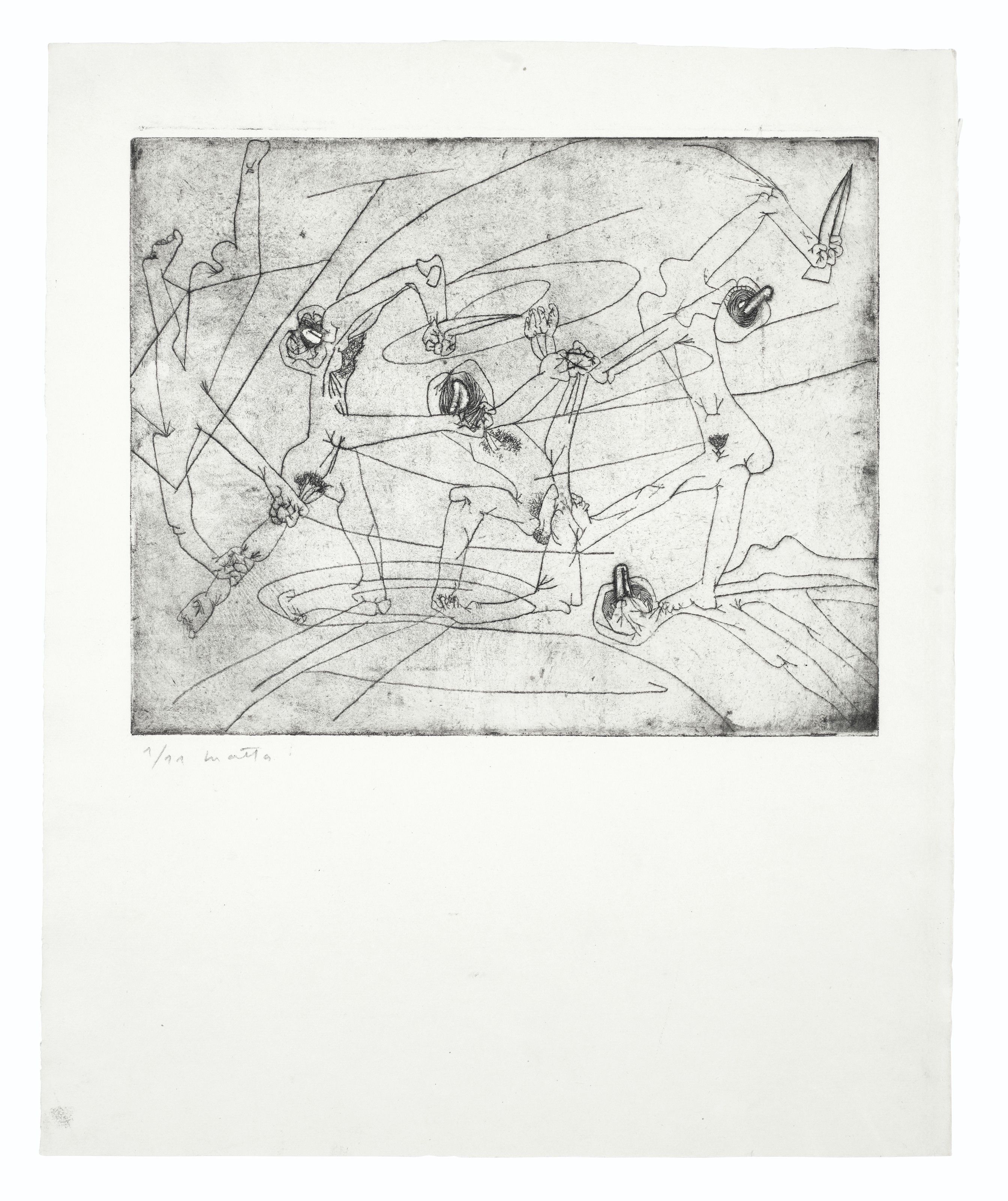 Roberto Matta — Новая школа : одиннадцать тарелок, изображение 9