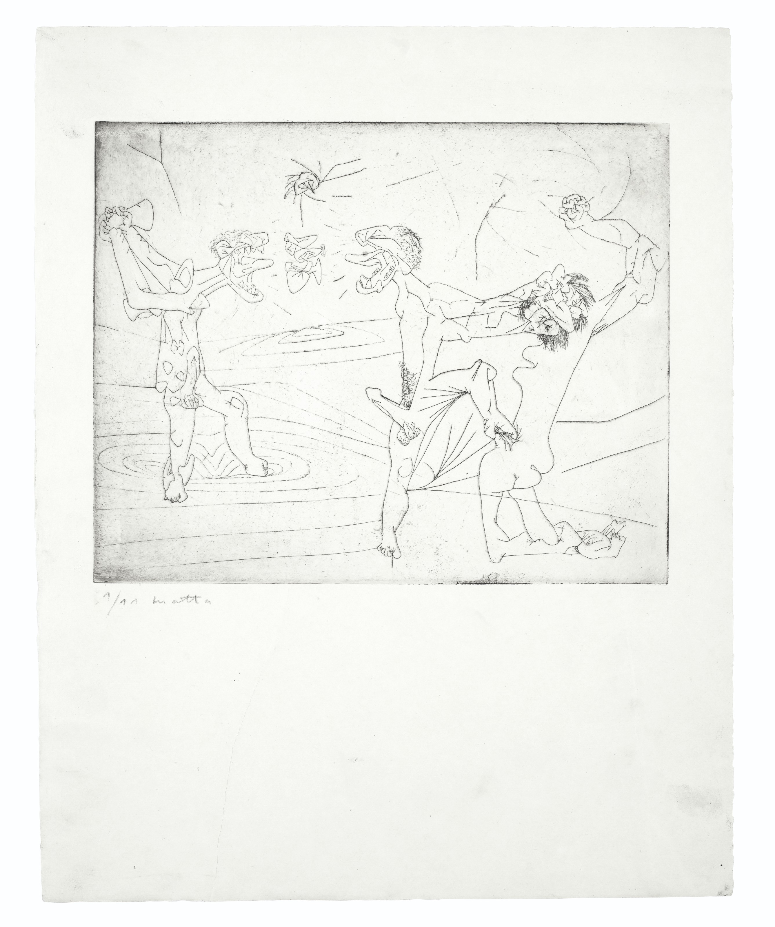 Roberto Matta — Новая школа : одиннадцать тарелок, изображение 10