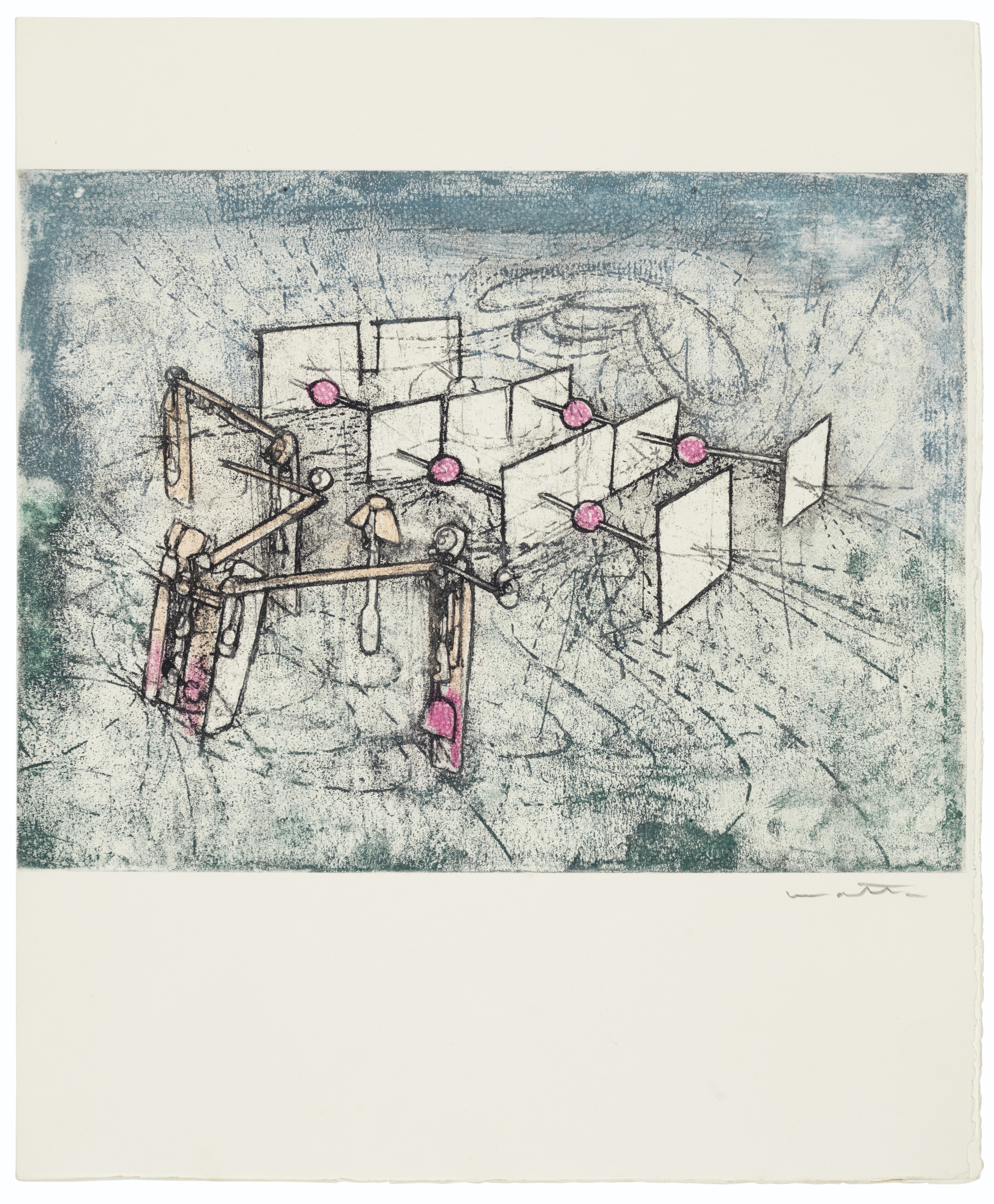 Roberto Matta — Приходите, чтобы узнать, что значимо, Эдвард Мейер, Лозанна, 1962, изображение 3