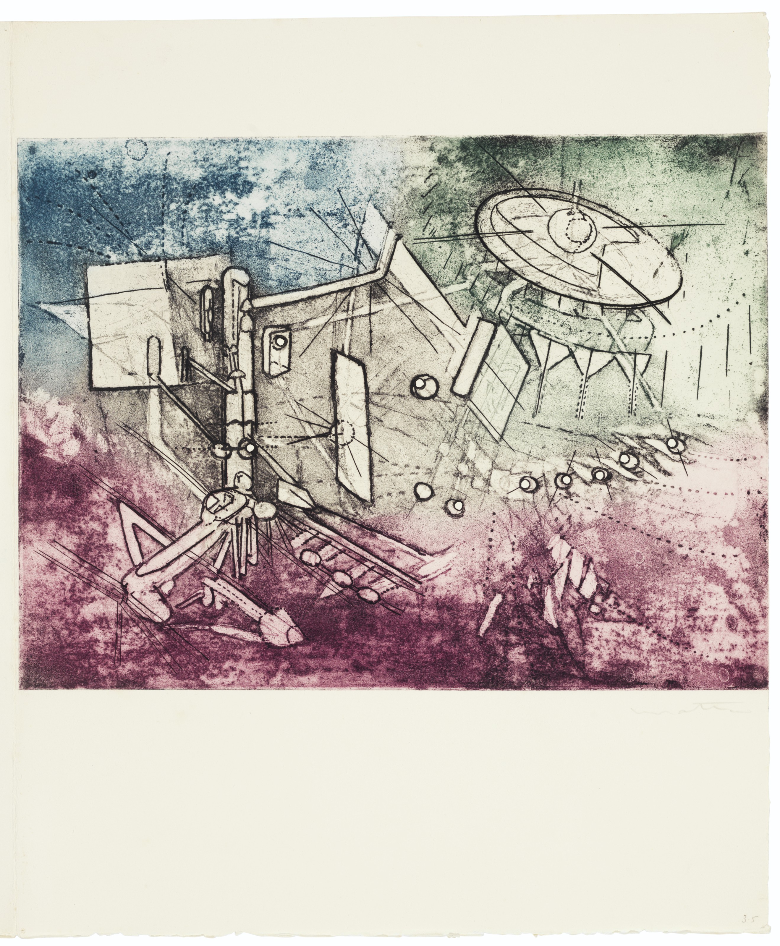 Roberto Matta — Приходите, чтобы узнать, что значимо, Эдвард Мейер, Лозанна, 1962, изображение 6