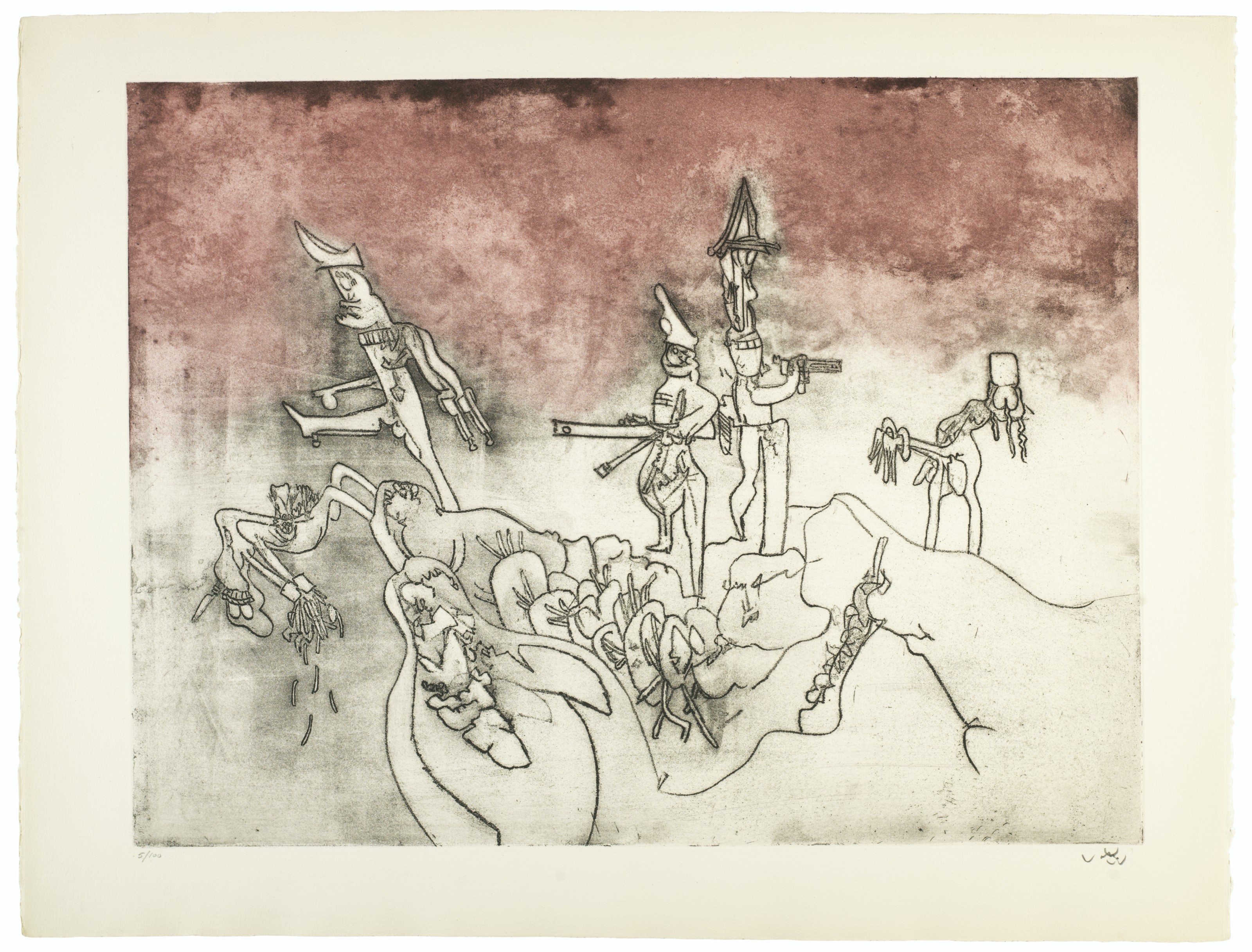 Roberto Matta — Суждения, галерея "Голубая луна", Йорктаун-Хайтс, Нью-Йорк, 1967, изображение 2