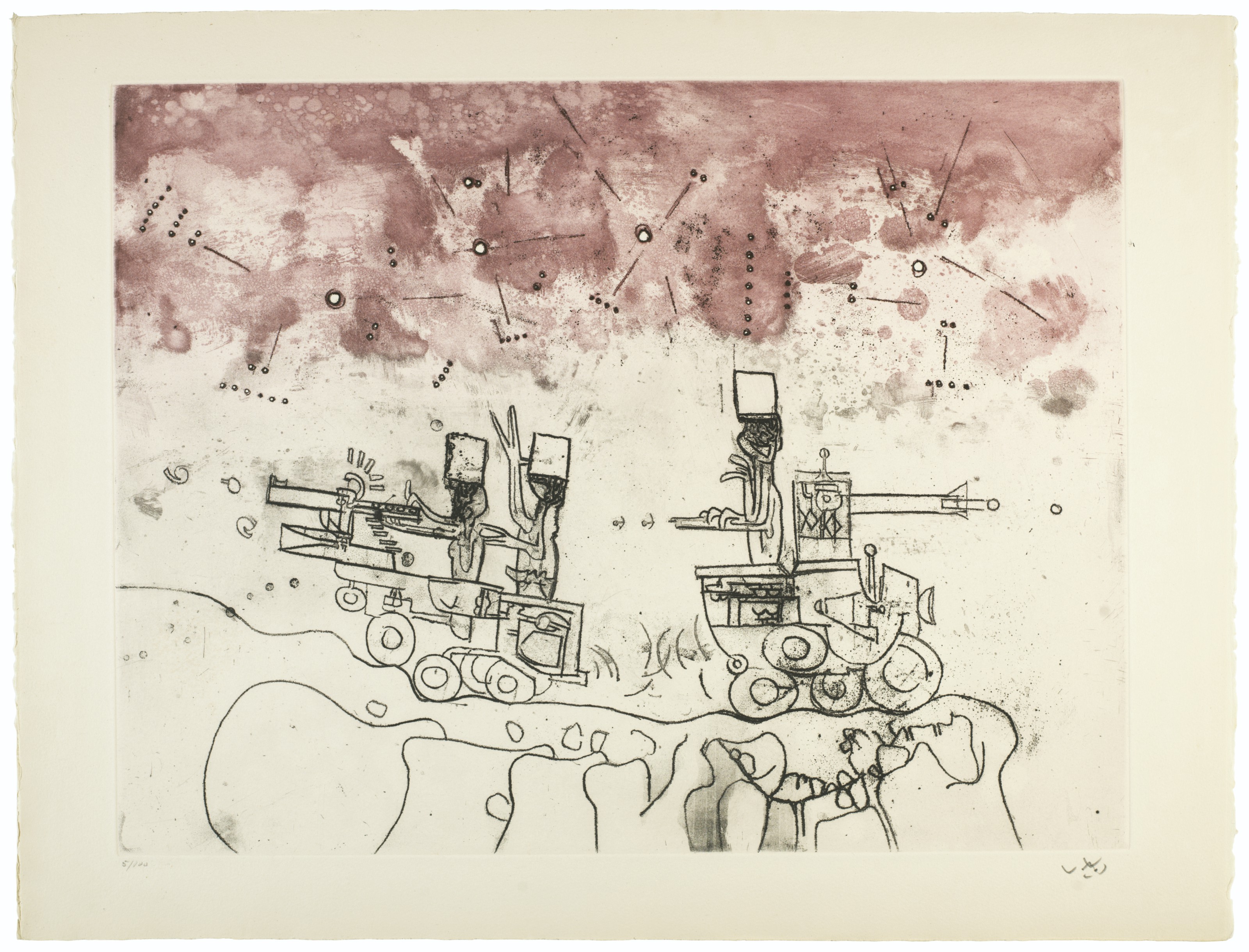Roberto Matta — Суждения, галерея "Голубая луна", Йорктаун-Хайтс, Нью-Йорк, 1967, изображение 5