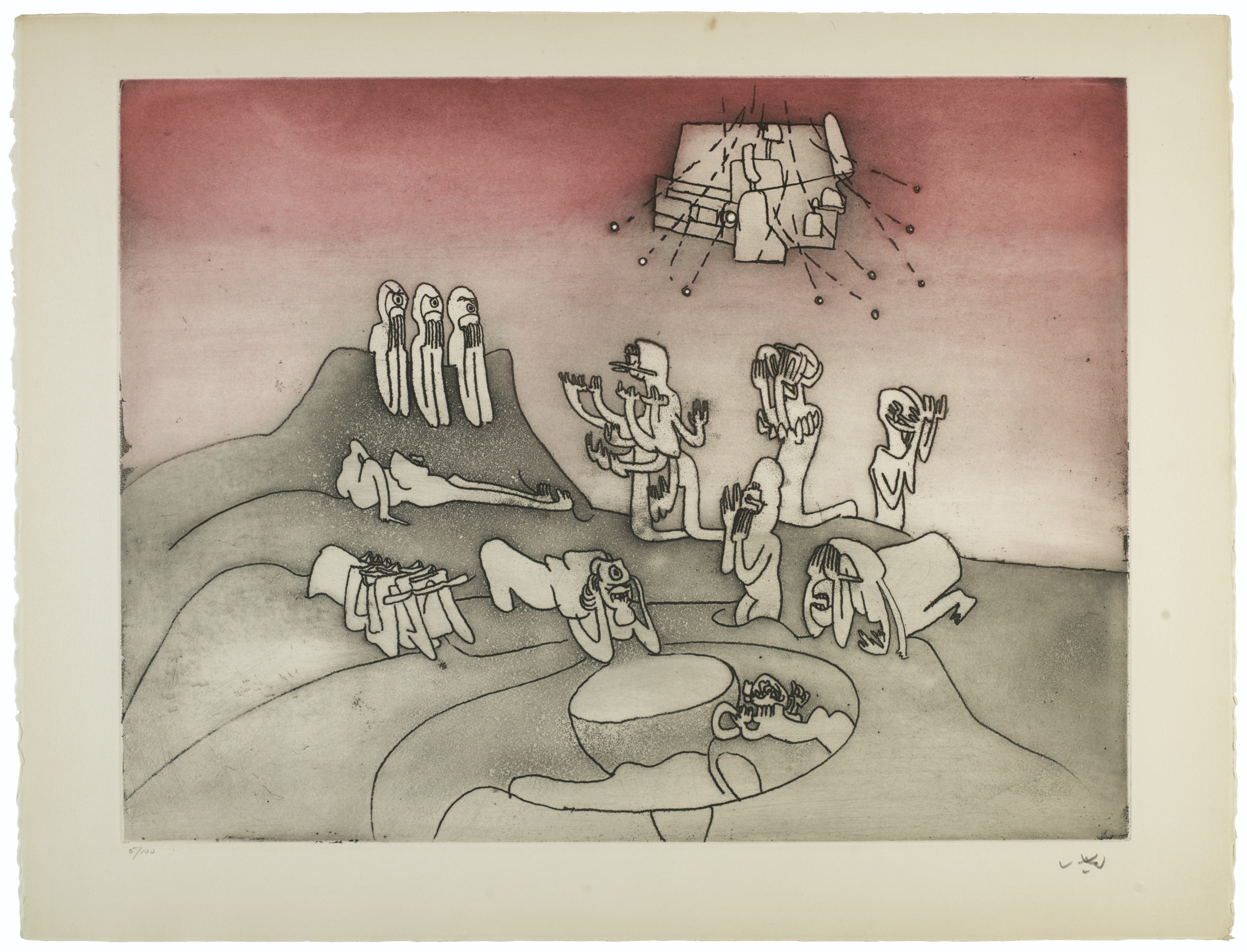 Roberto Matta — Суждения, галерея "Голубая луна", Йорктаун-Хайтс, Нью-Йорк, 1967, изображение 6