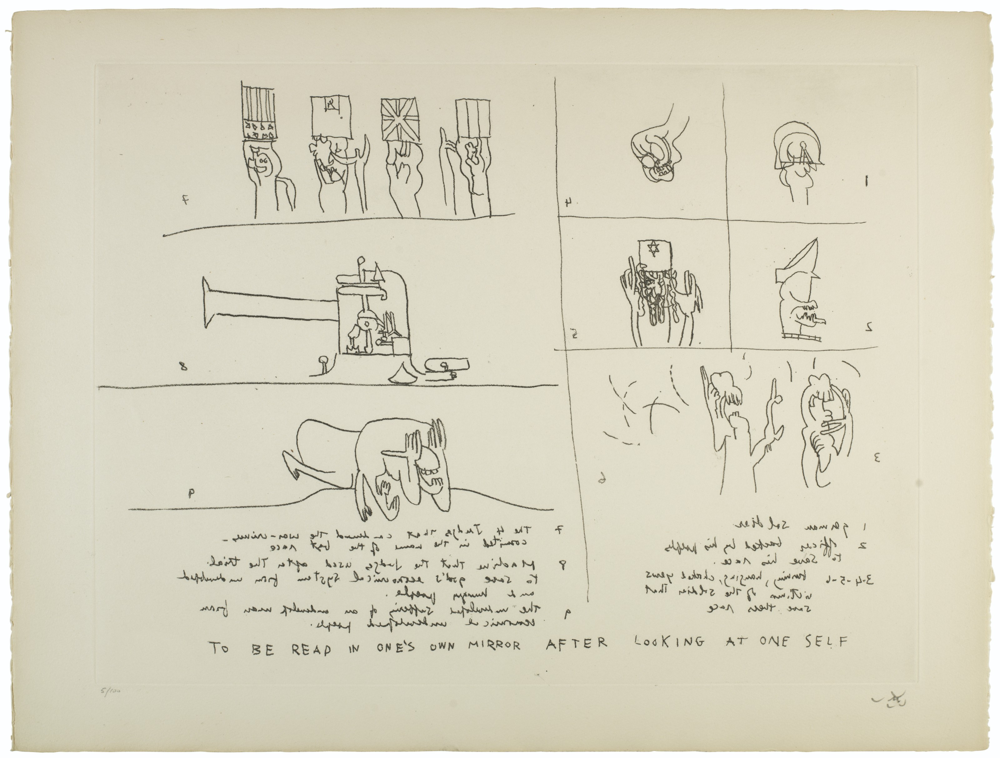 Roberto Matta — Суждения, галерея "Голубая луна", Йорктаун-Хайтс, Нью-Йорк, 1967, изображение 7