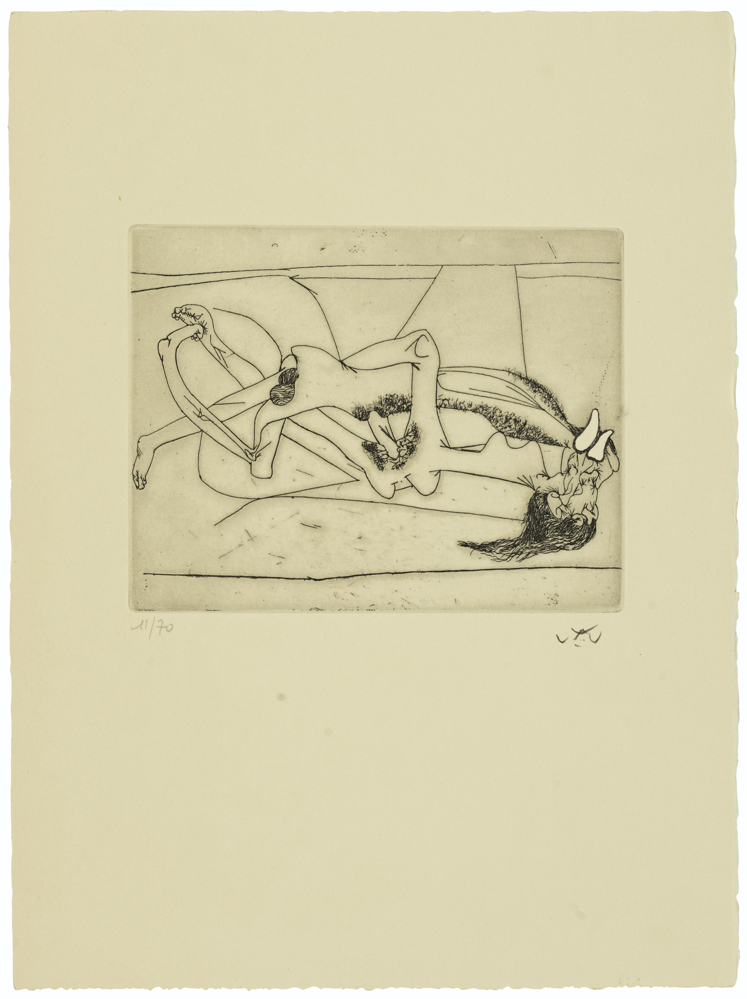 Roberto Matta — "Новая школа", издательство Сабатье-Сатье, Париж, 1980, изображение 2