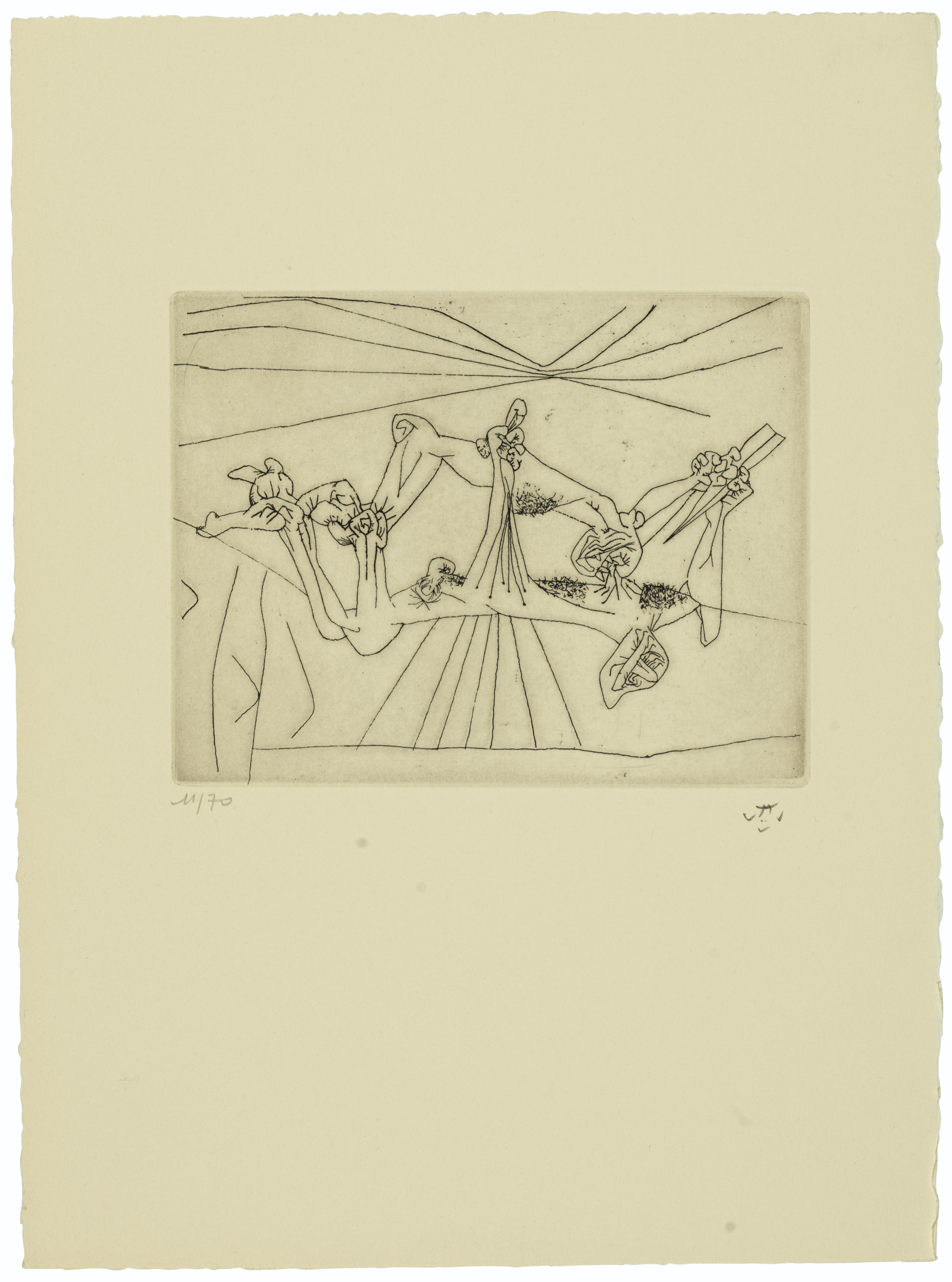 Roberto Matta — "Новая школа", издательство Сабатье-Сатье, Париж, 1980, изображение 4