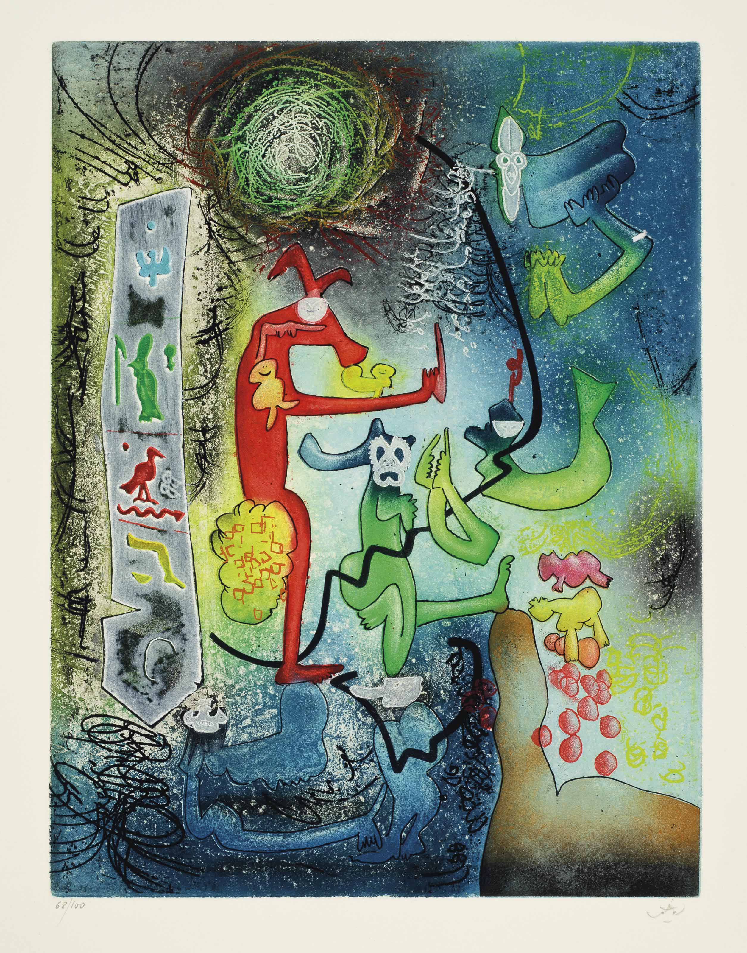 Roberto Matta — Карне-Амон, издание Жоржа Висата, Париж, 1979